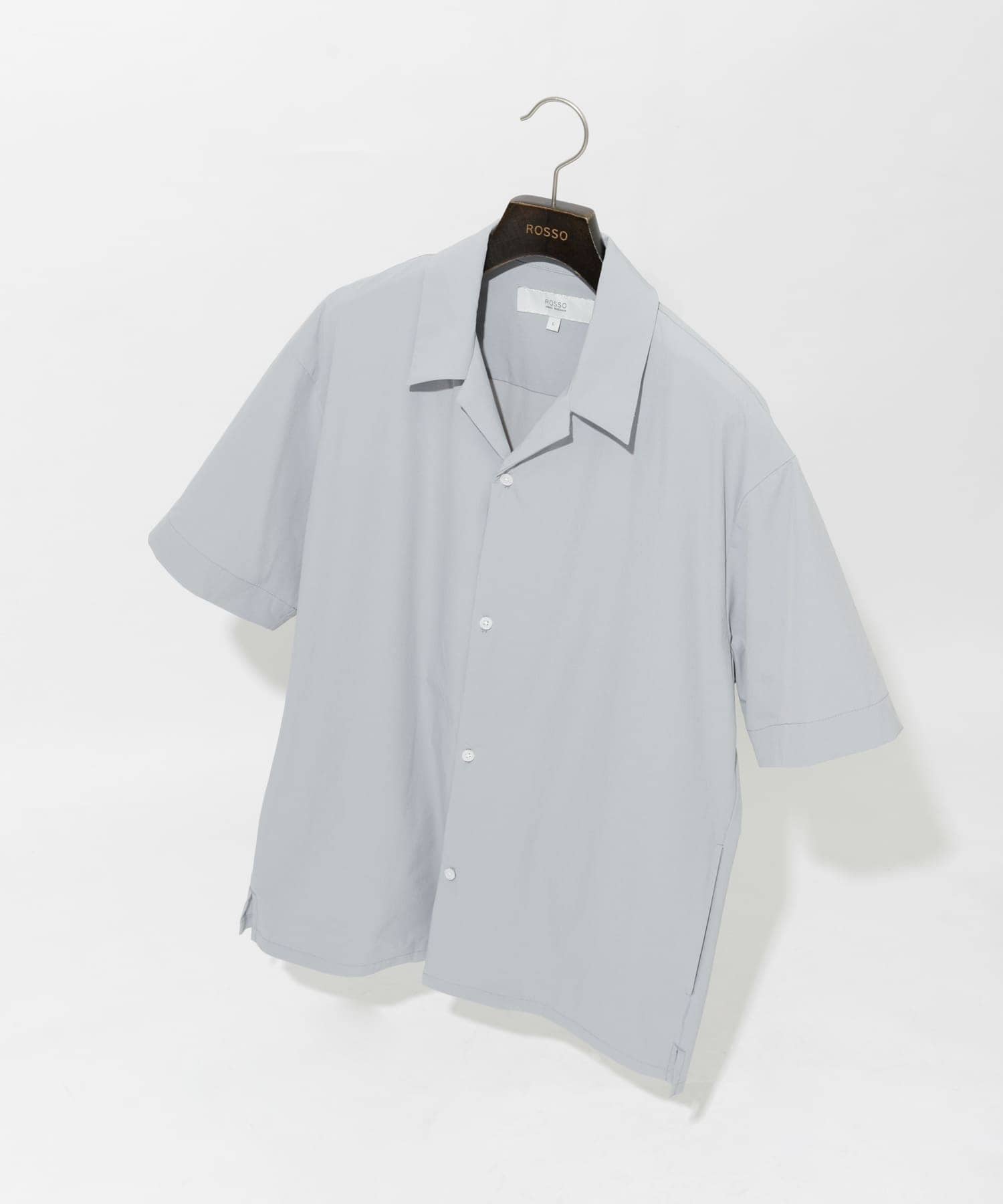 『セットアップ対応』『XLサイズあり』クールキープショートスリーブシャツ LIGHT GRAY XL