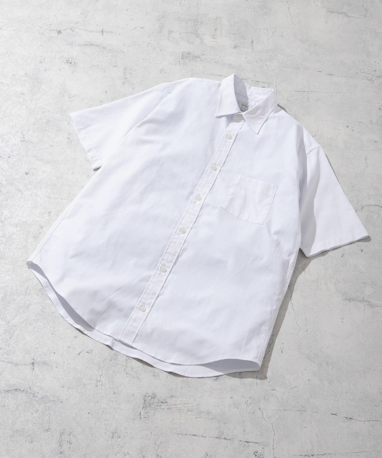 『防シワ』『XLサイズあり』ハイパフォーマンスリネンレギュラー半袖シャツ WHITE S