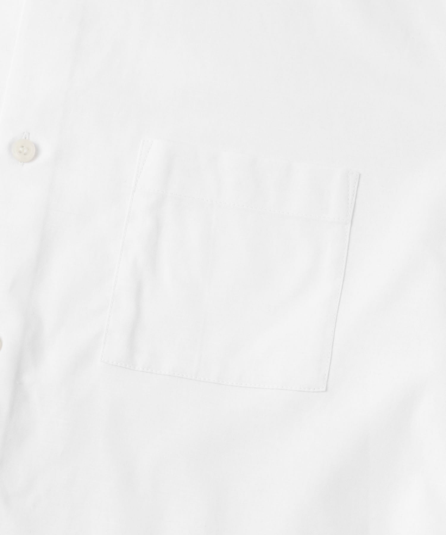 『防シワ』『XLサイズあり』ハイパフォーマンスリネンバンド半袖シャツ WHITE S