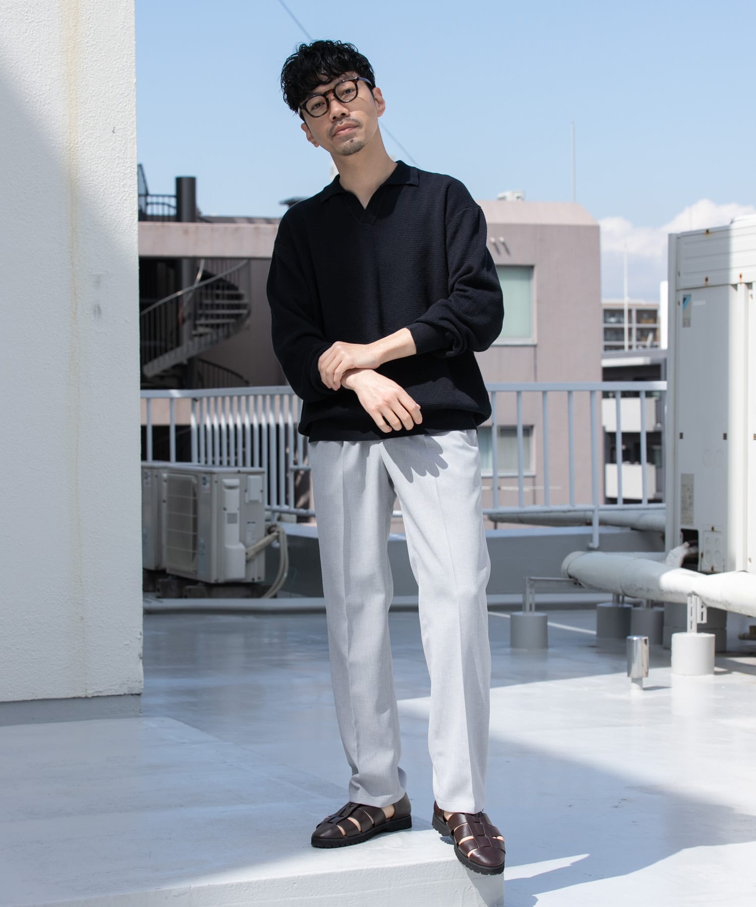 身長：172cm サイズ：L