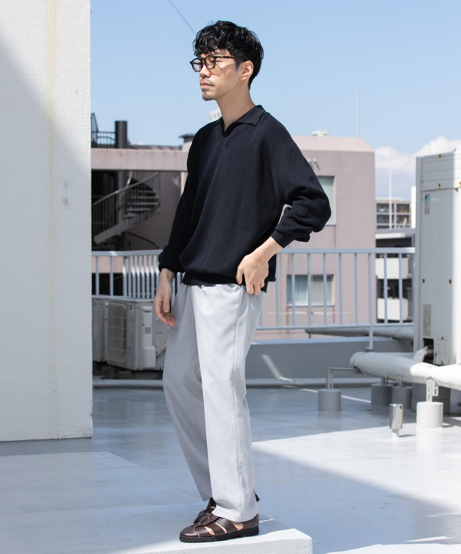 身長：172cm サイズ：L