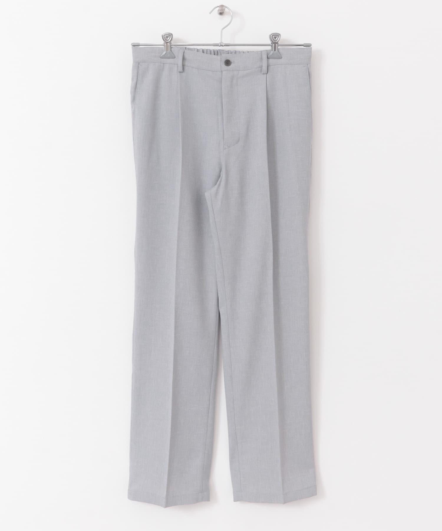 『WEB限定』『セットアップ対応』パナマ風ストレートパンツ ICE GRAY M