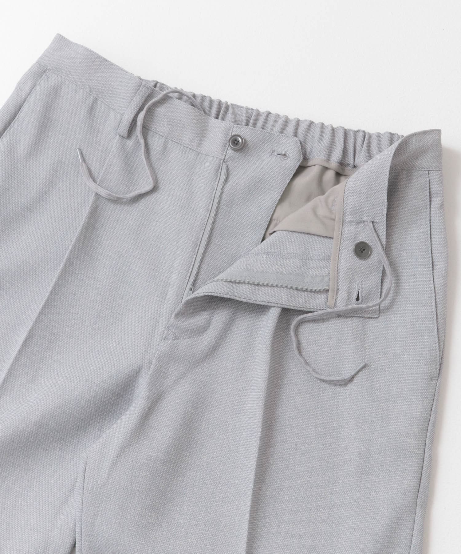 『WEB限定』『セットアップ対応』パナマ風ストレートパンツ ICE GRAY M