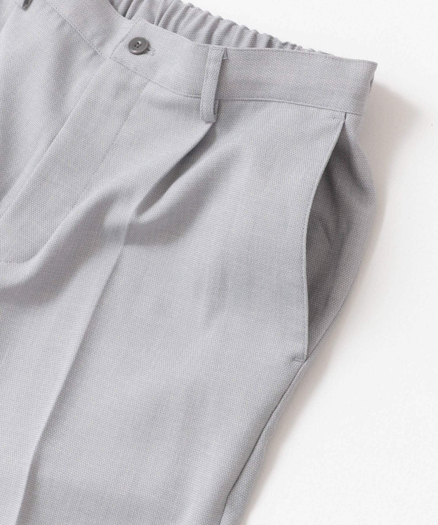 『WEB限定』『セットアップ対応』パナマ風ストレートパンツ ICE GRAY M