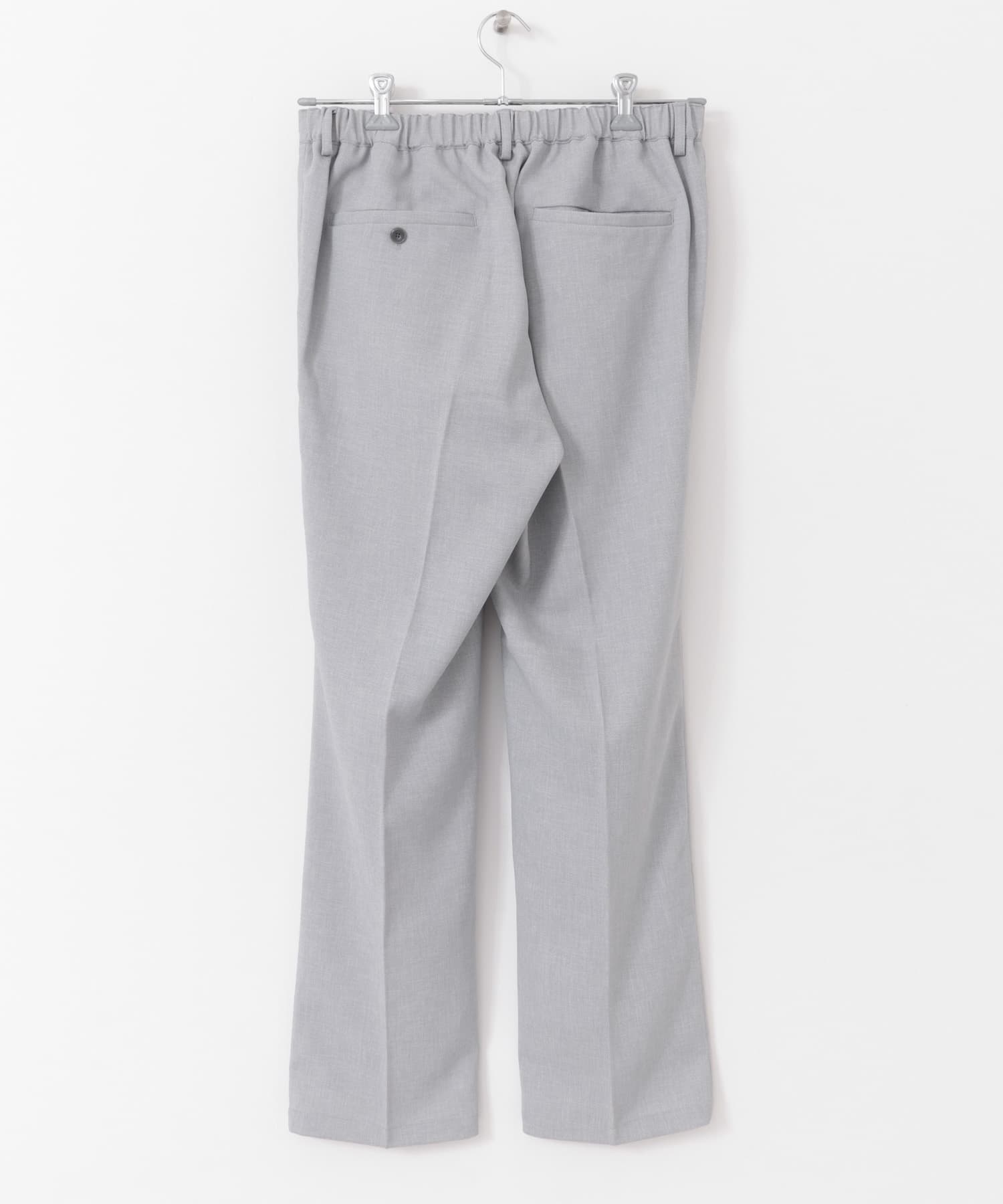 『WEB限定』『セットアップ対応』パナマ風ストレートパンツ ICE GRAY M