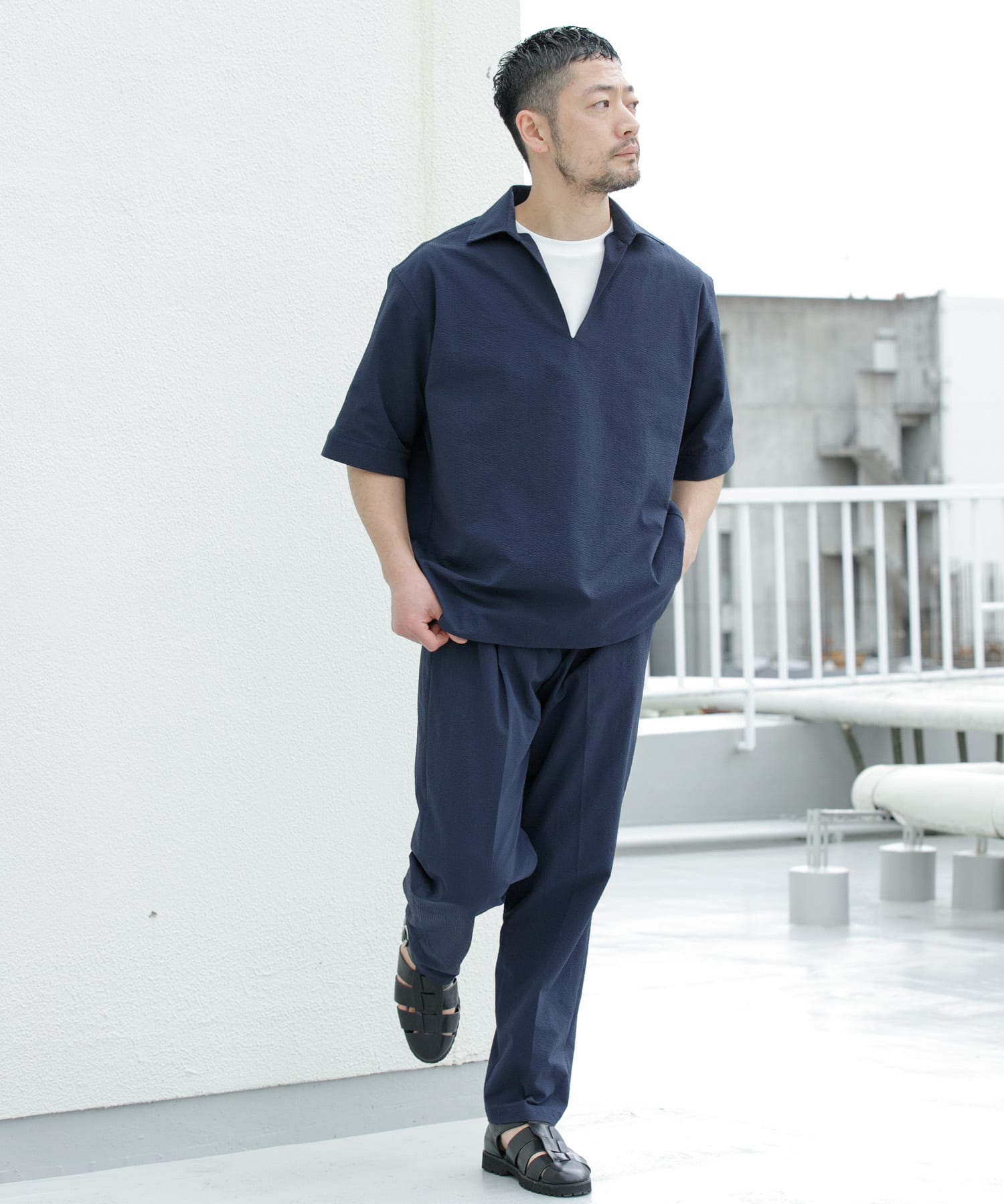 身長：173cm サイズ：L