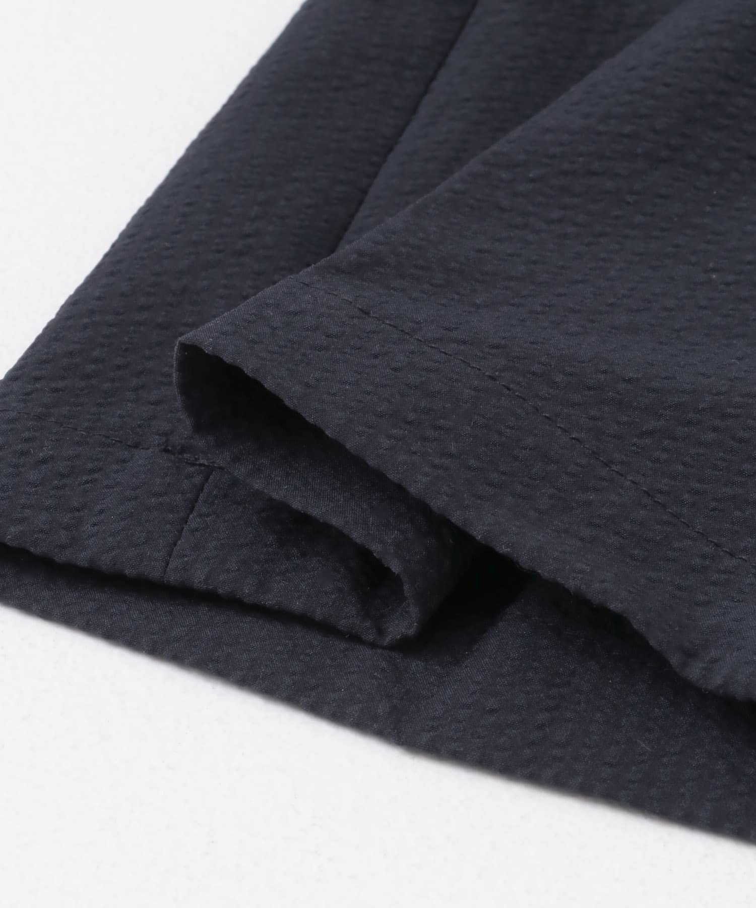 『WEB限定』『セットアップ対応/XLサイズ』シアサッカーリラックステーパードパンツ NAVY M