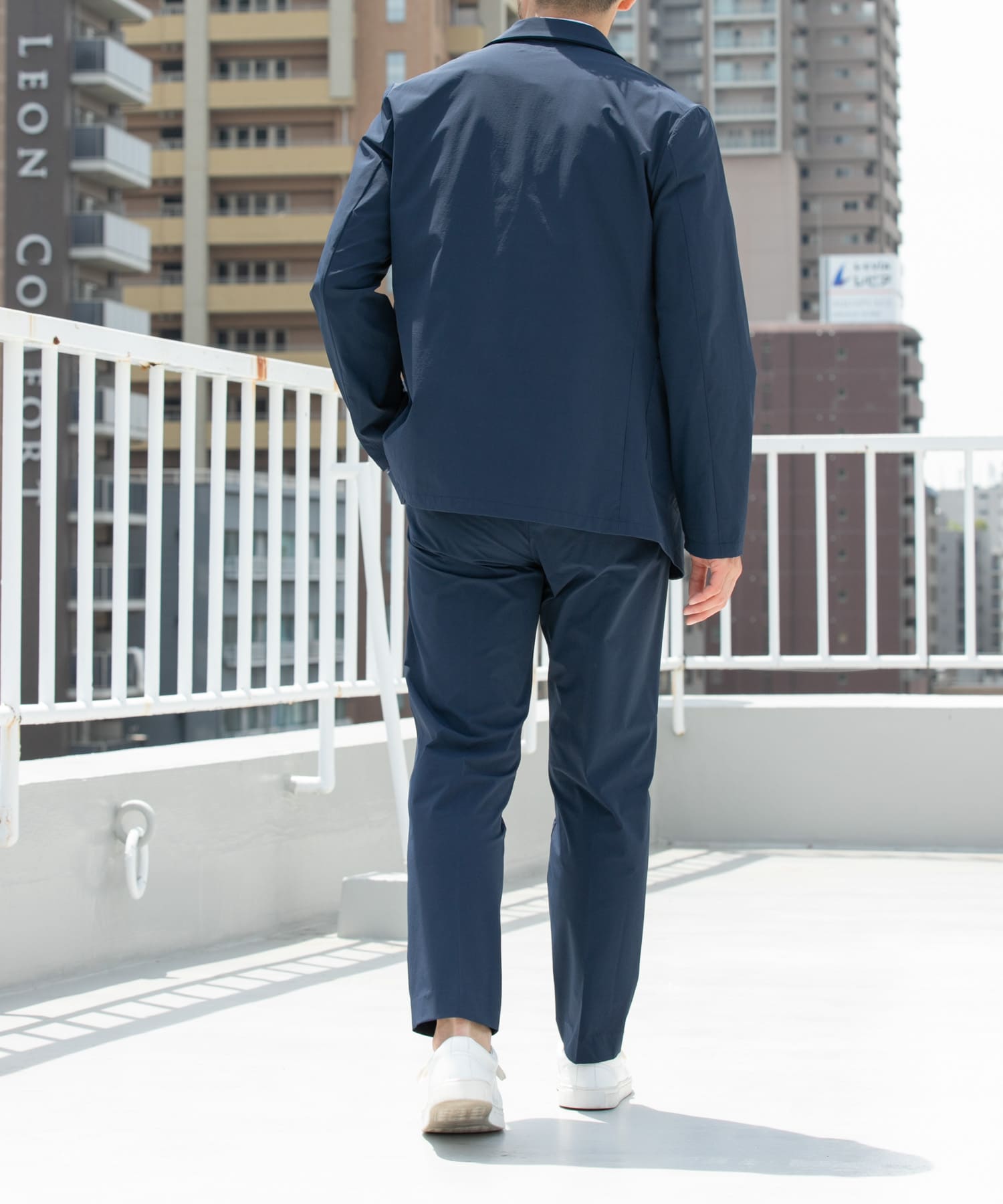 XLサイズあり』クールキープセットアップ(S NAVY): ドレスライン