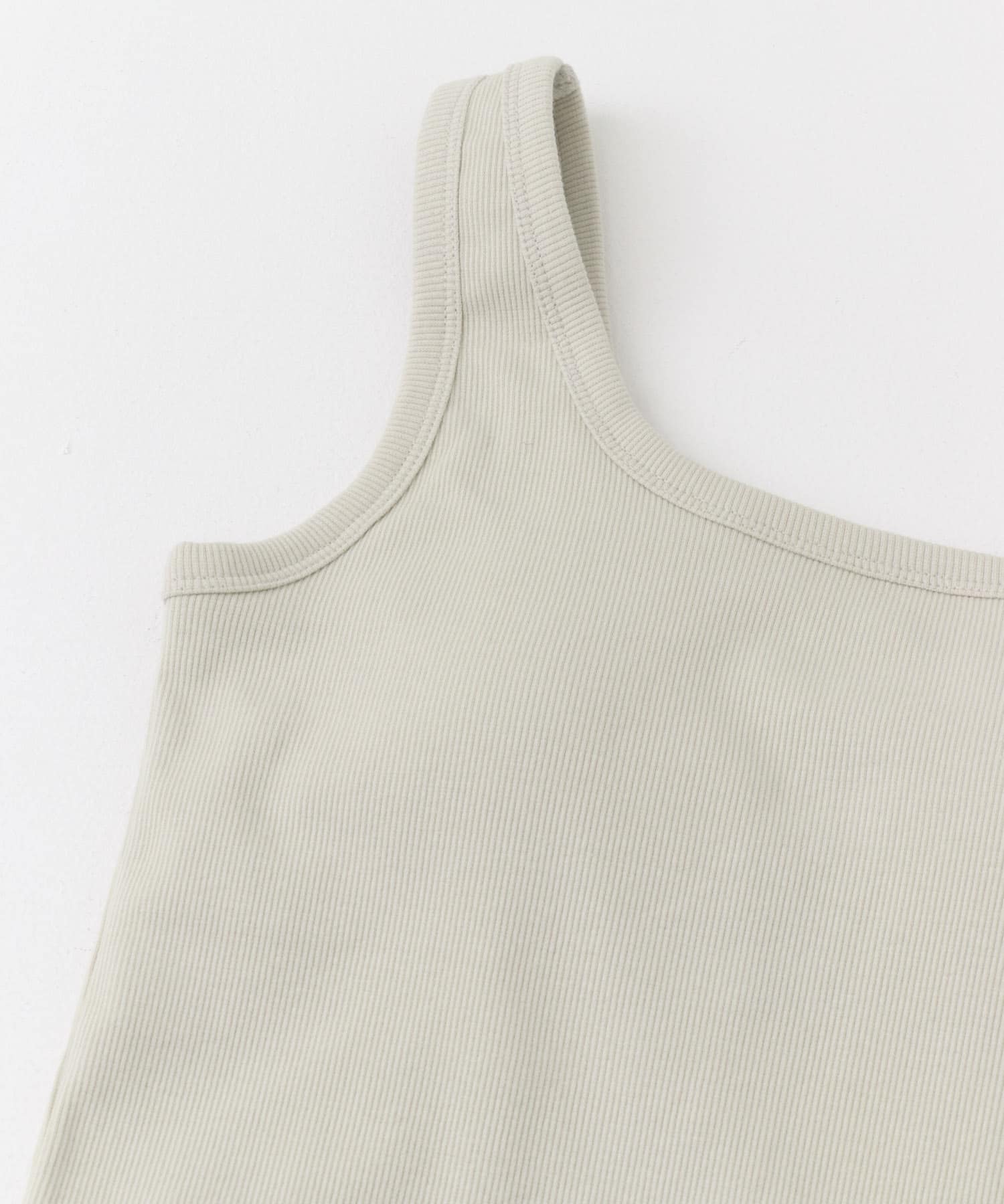 抗菌防臭カップ付デザインタンクトップ greige FREE