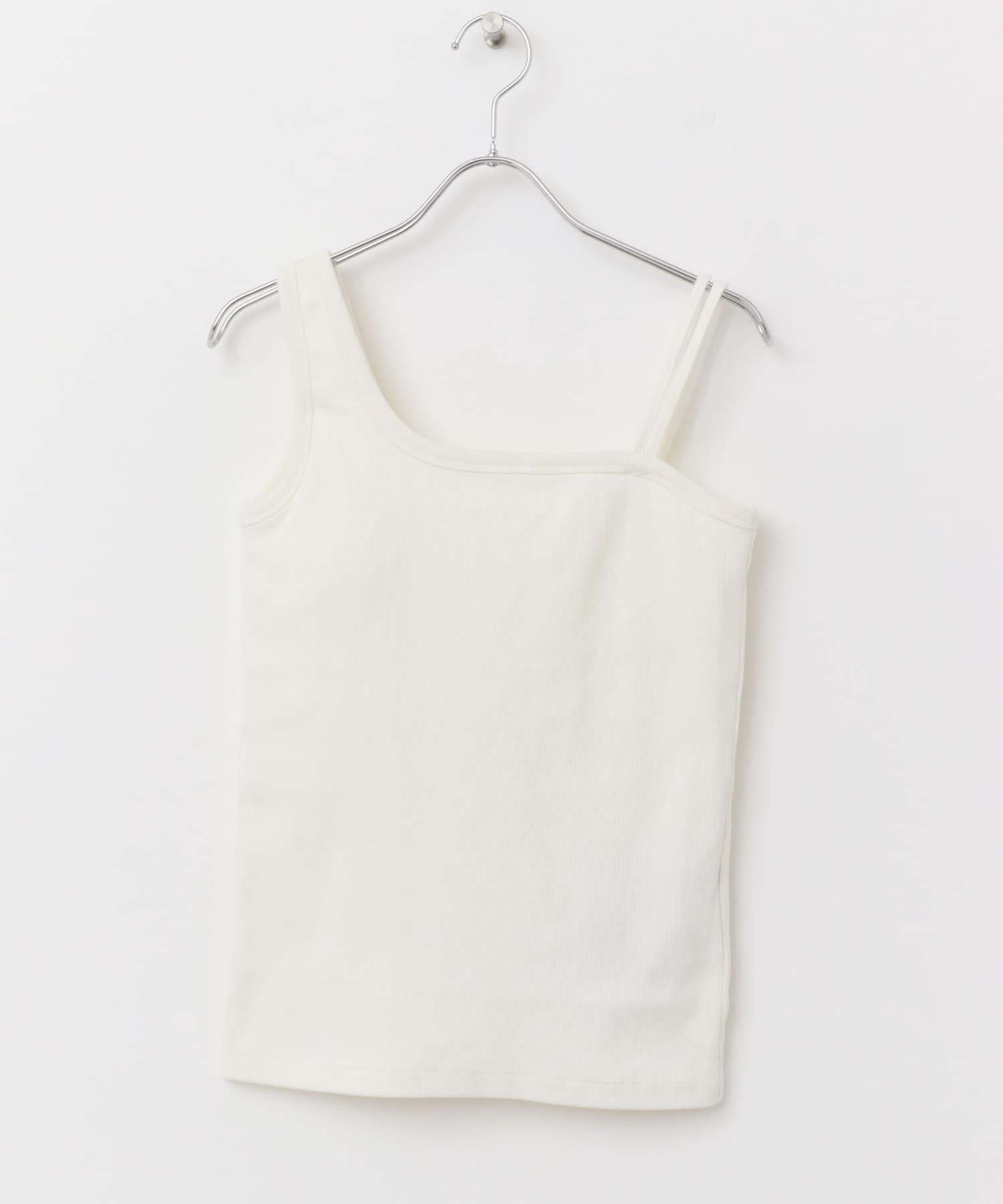 抗菌防臭カップ付デザインタンクトップ off FREE