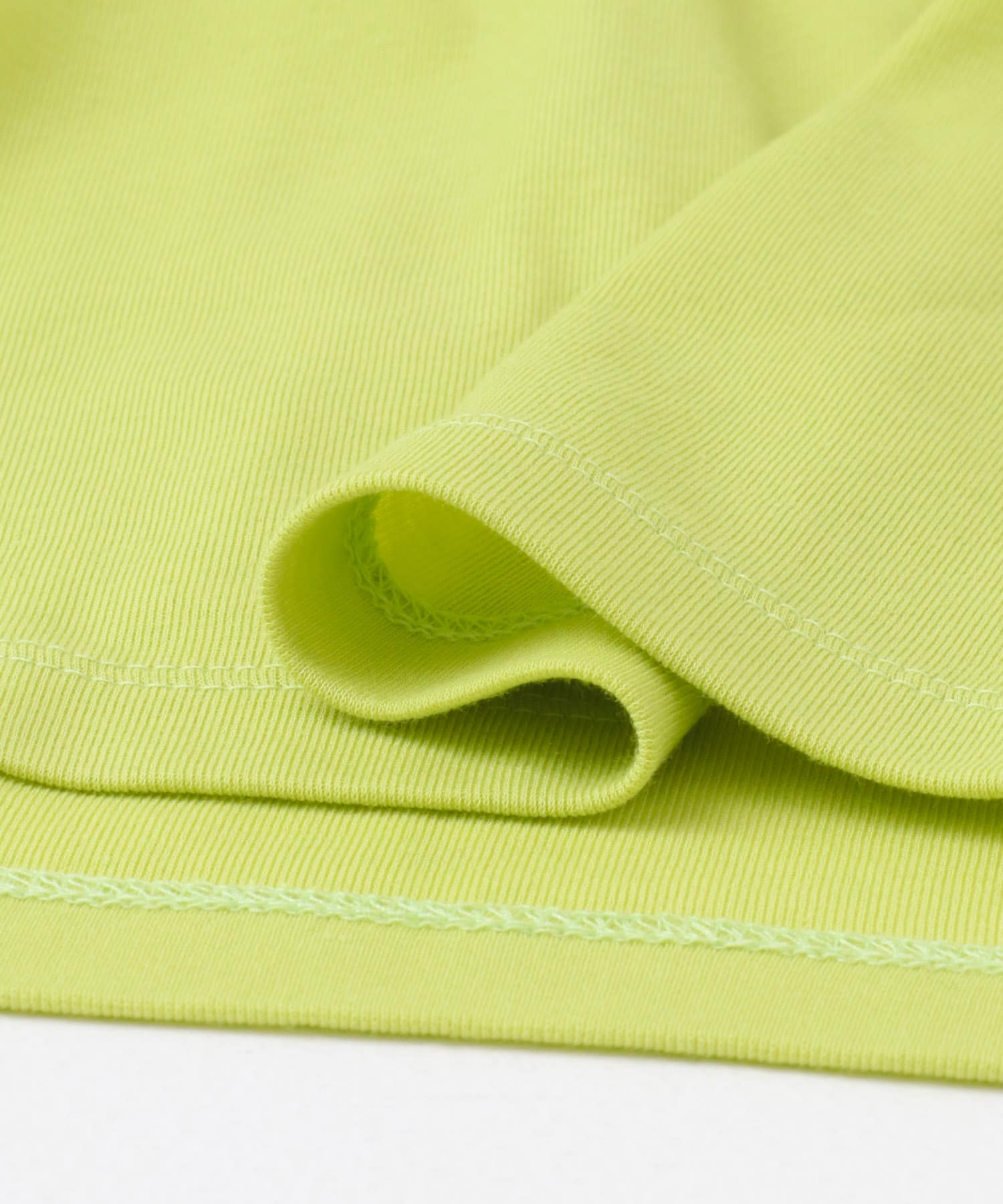 接触冷感強撚コットン2WAYカットソー lime 36