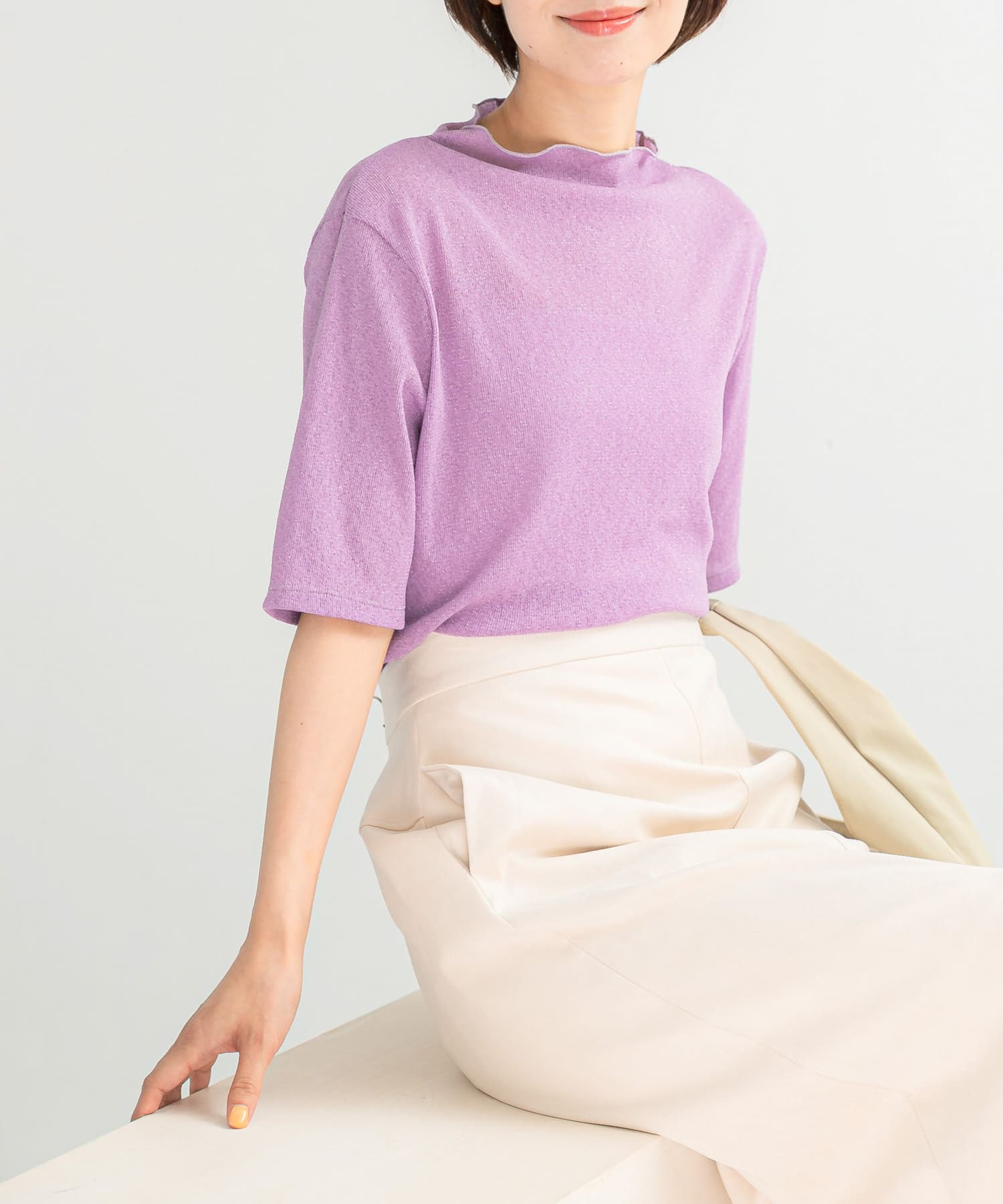 ラメシアーカットソー