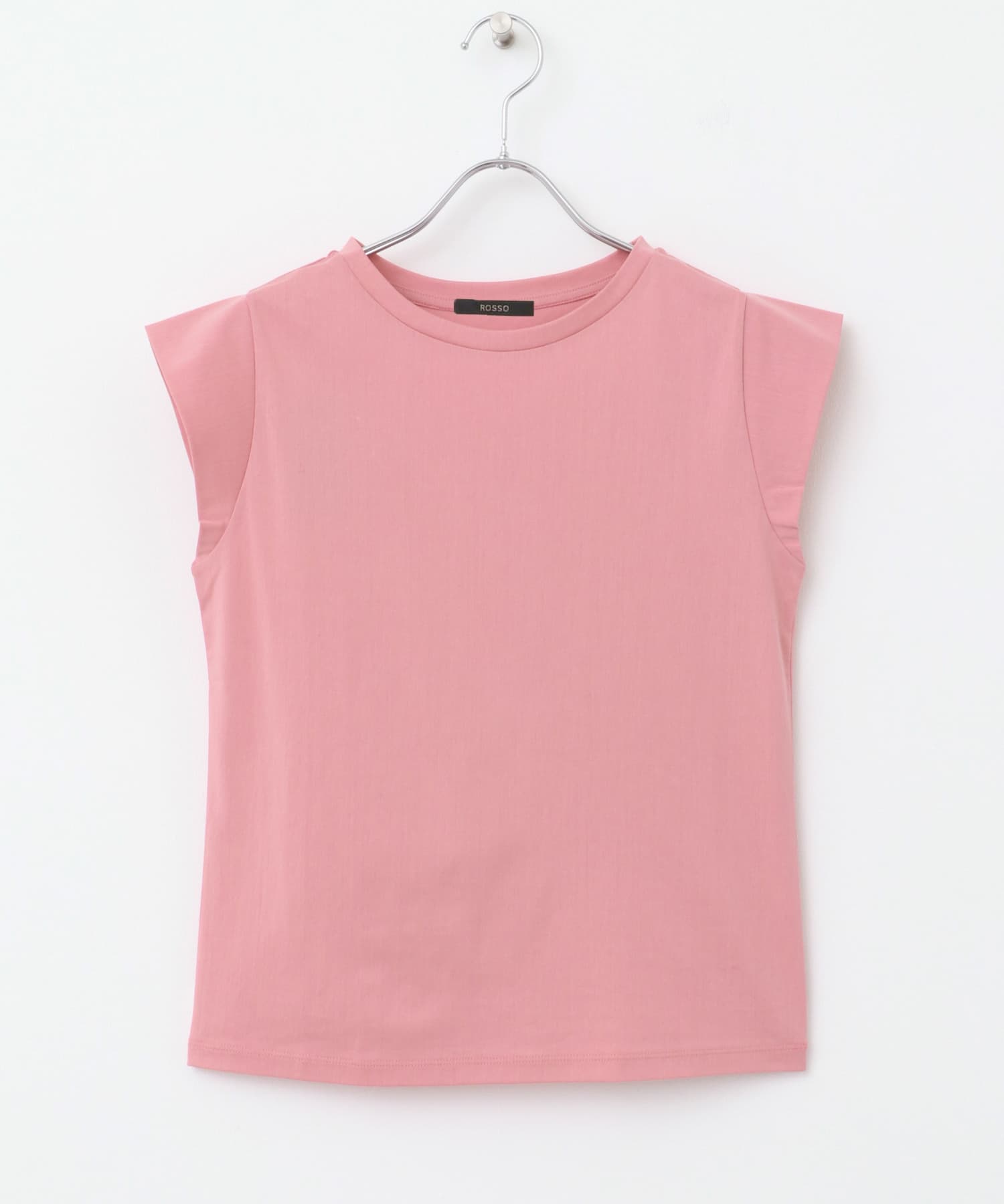 クールタッチスーピマコットンフレンチTシャツ PINK FREE