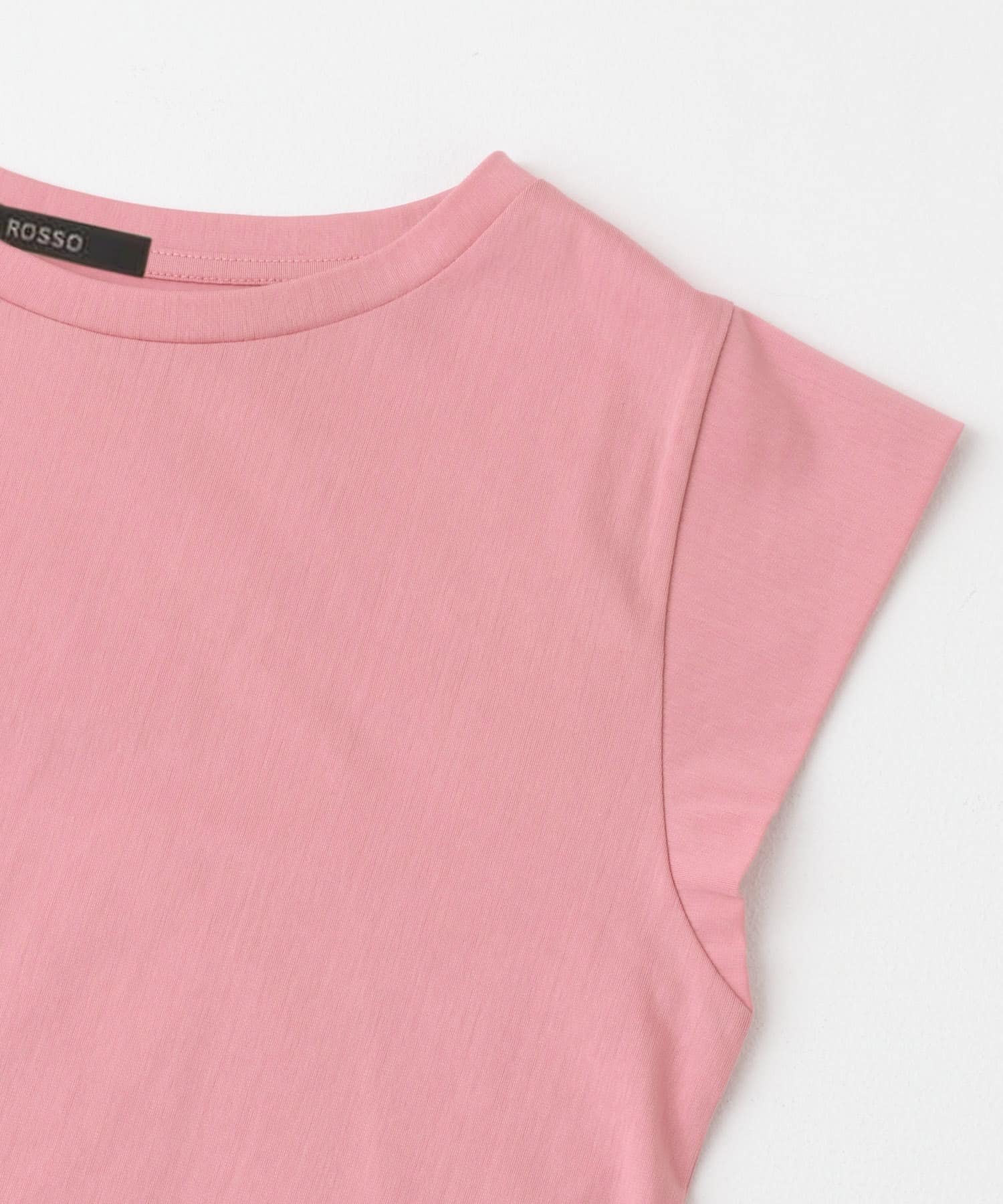 クールタッチスーピマコットンフレンチTシャツ PINK FREE