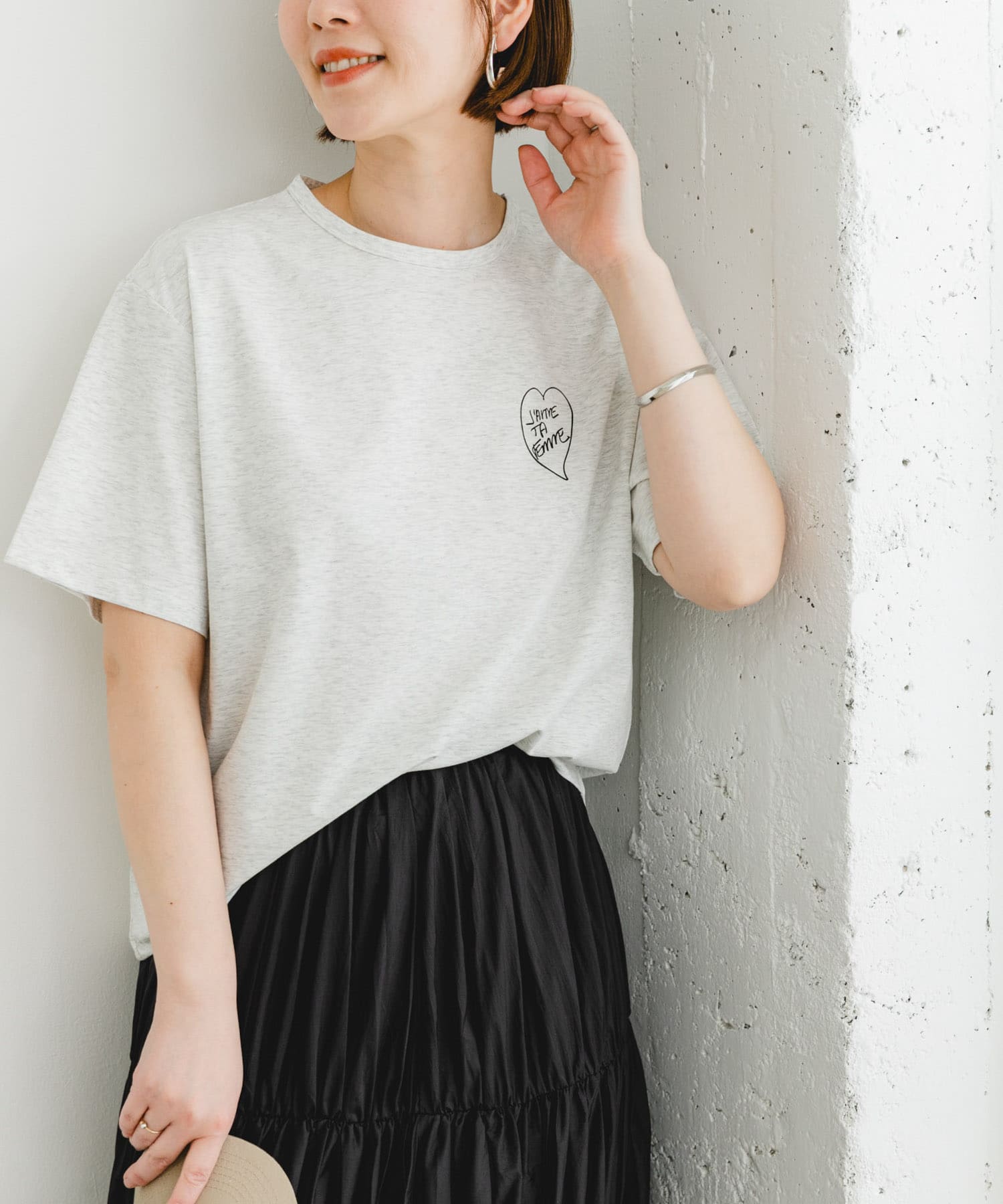 F by ROSSO　ロゴプリントTシャツ