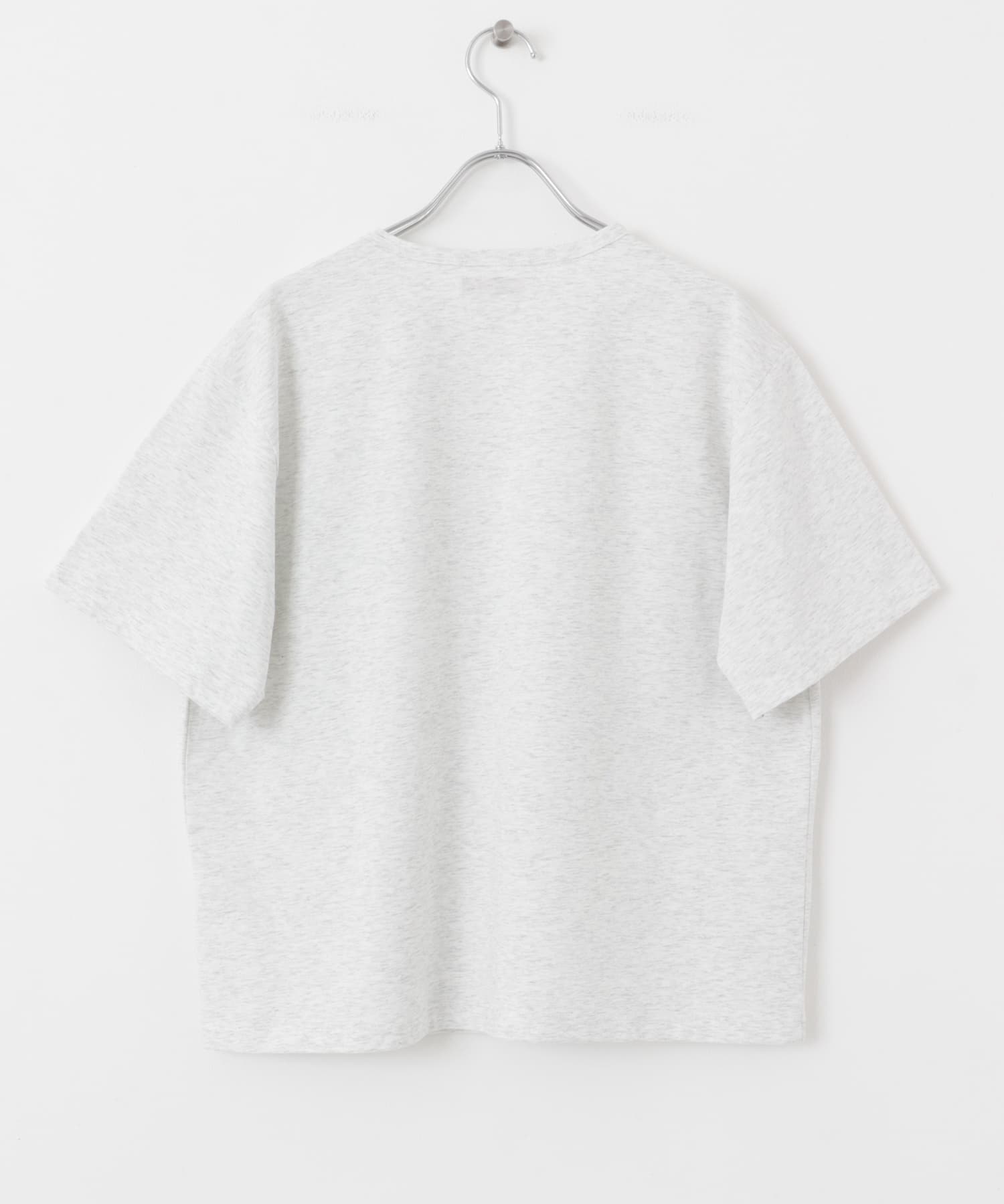 F by ROSSO　ロゴプリントTシャツ OATMEAL FREE