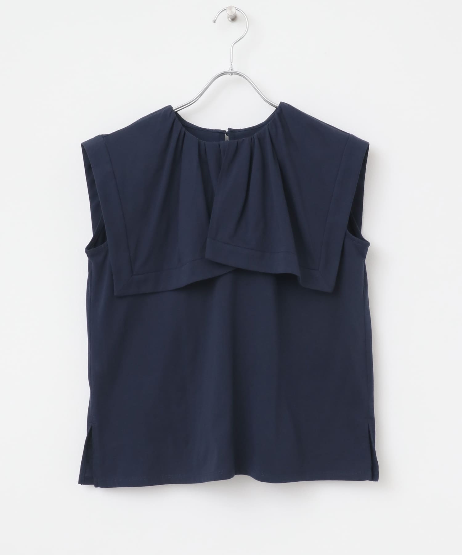 ケープデザインTシャツ D/NAVY FREE