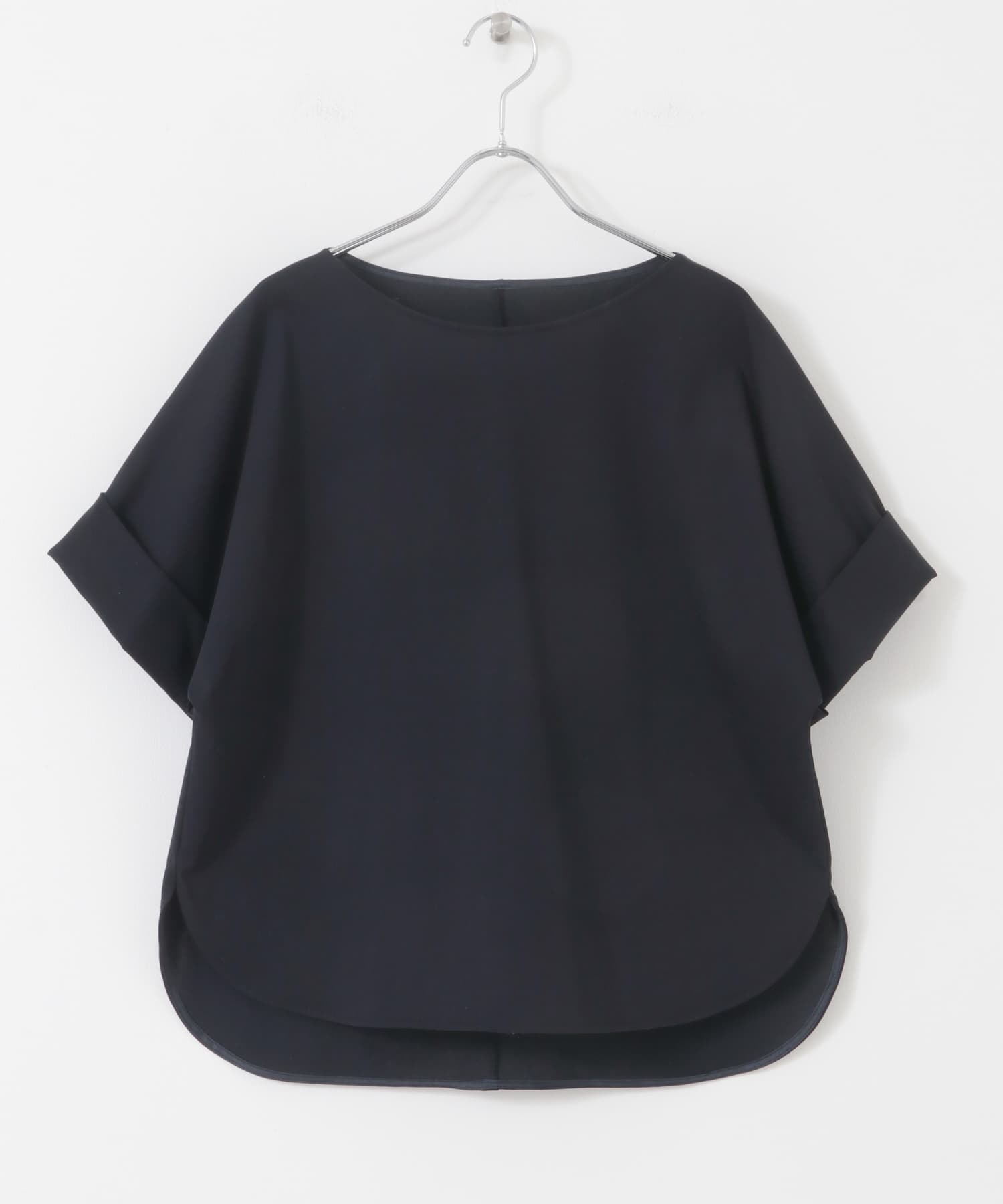 UVカットデザインスリーブプルオーバー NAVY FREE