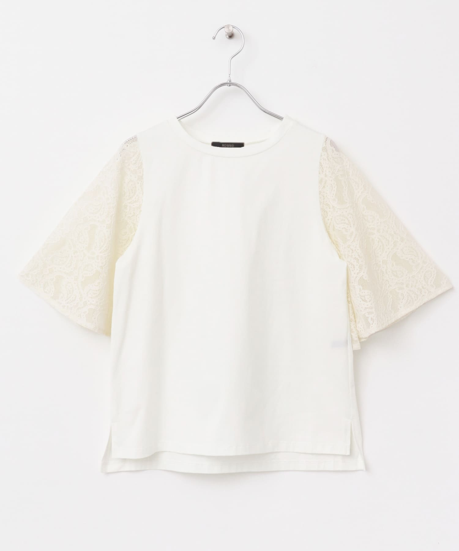 『WEB限定』ペイズリーレースフレアスリーブプルオーバー OFF WHITE FREE