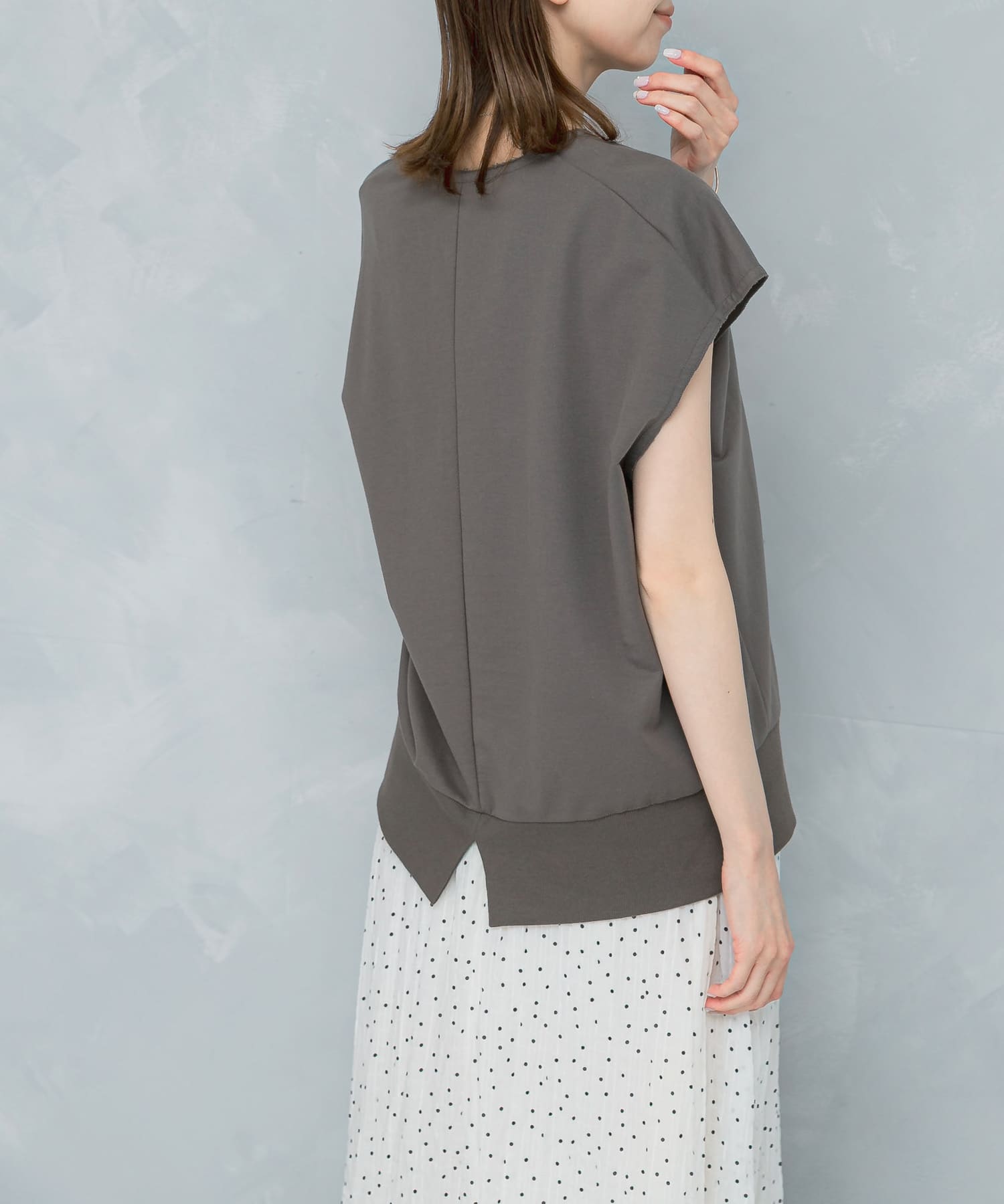 フレンチスリーブライトスエット