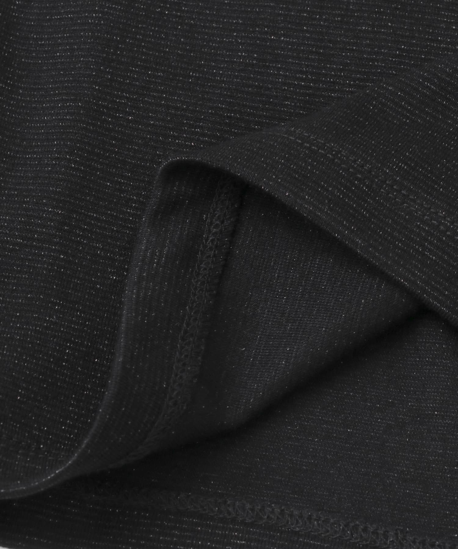 抗菌防臭カップ付ベアラメキャミソール BLACK FREE