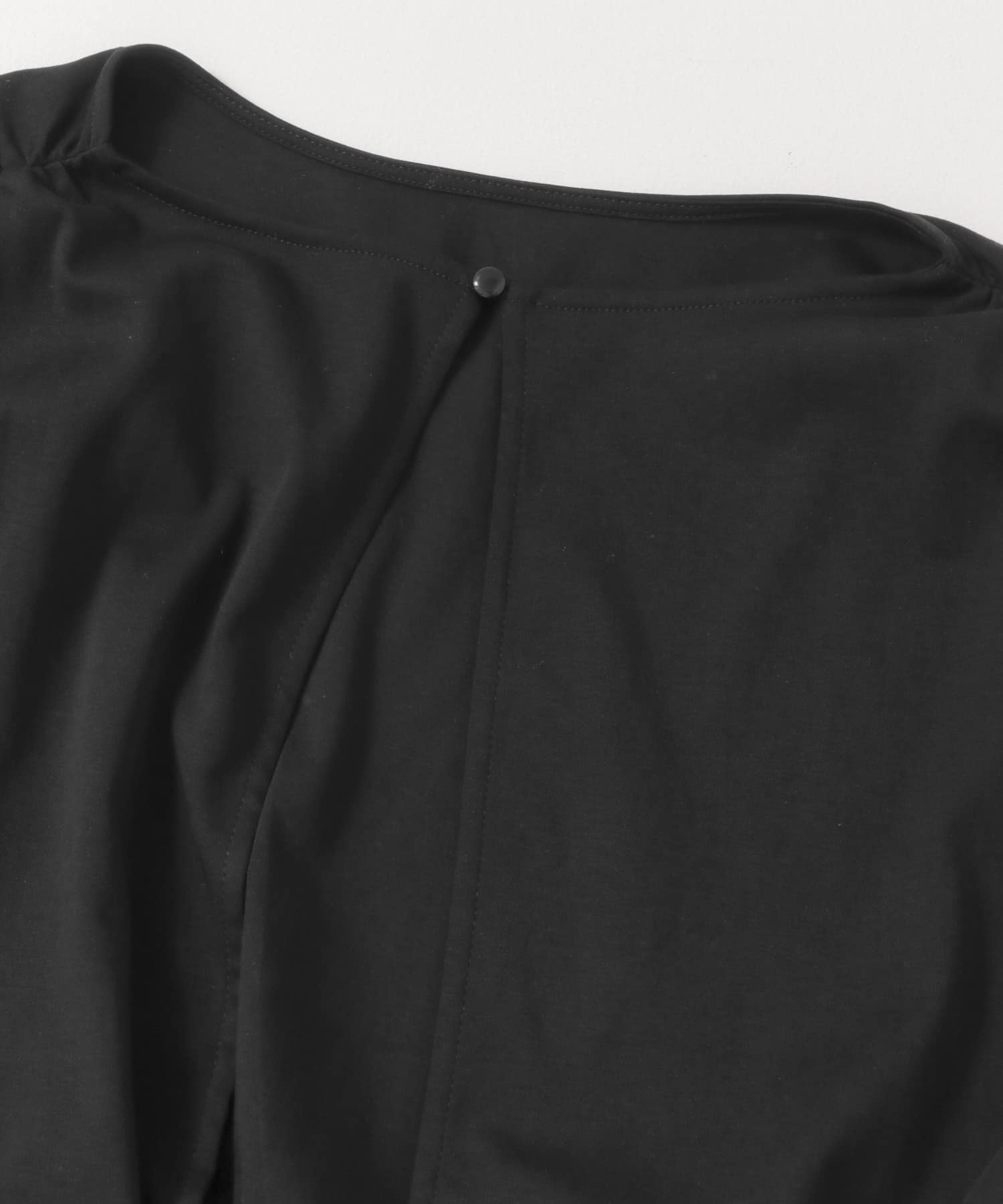 『UR TECH』F by ROSSO　UVCUTバックオープンクロップドTシャツ BLACK FREE