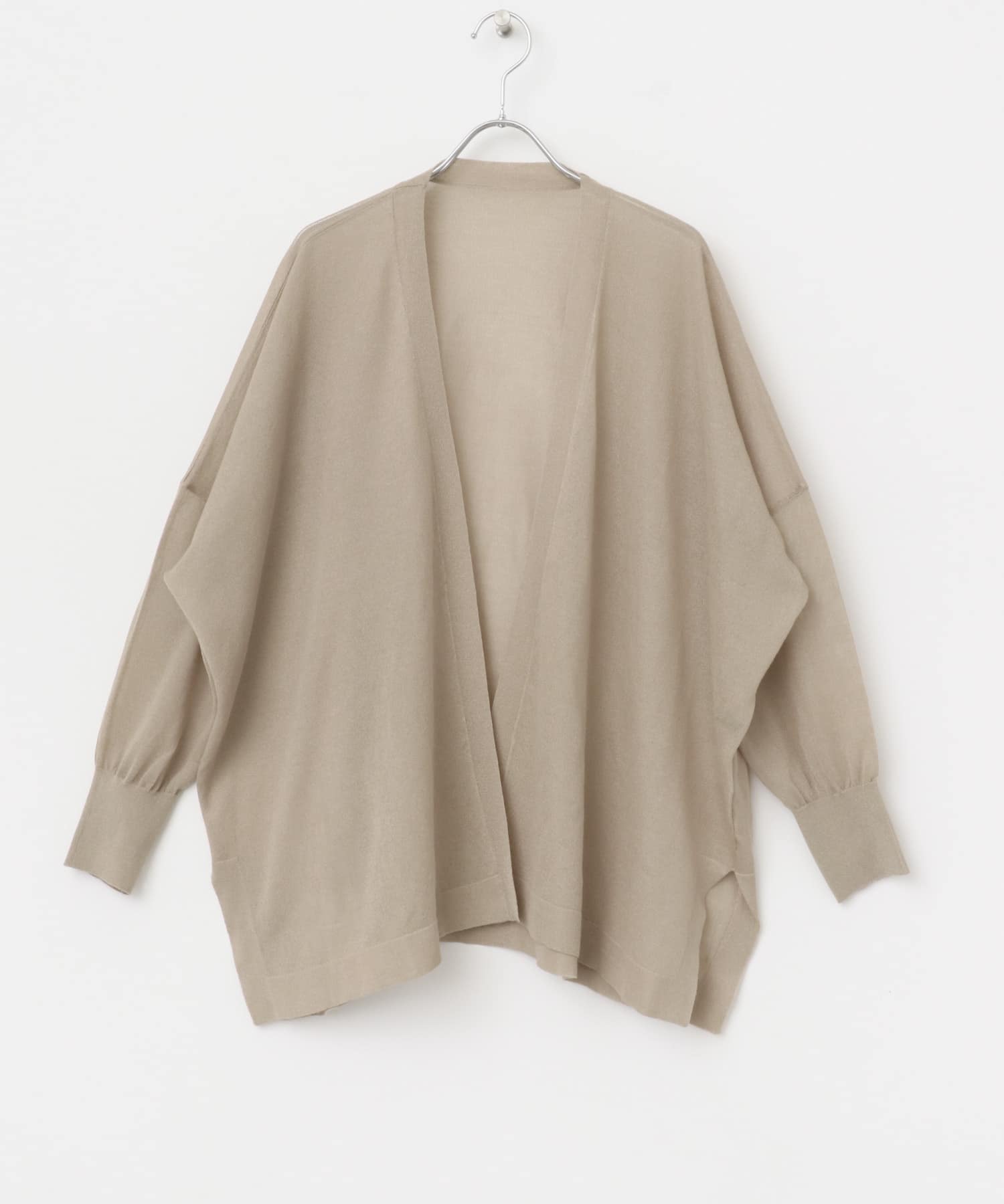 ミドルシアーカーディガン beige FREE
