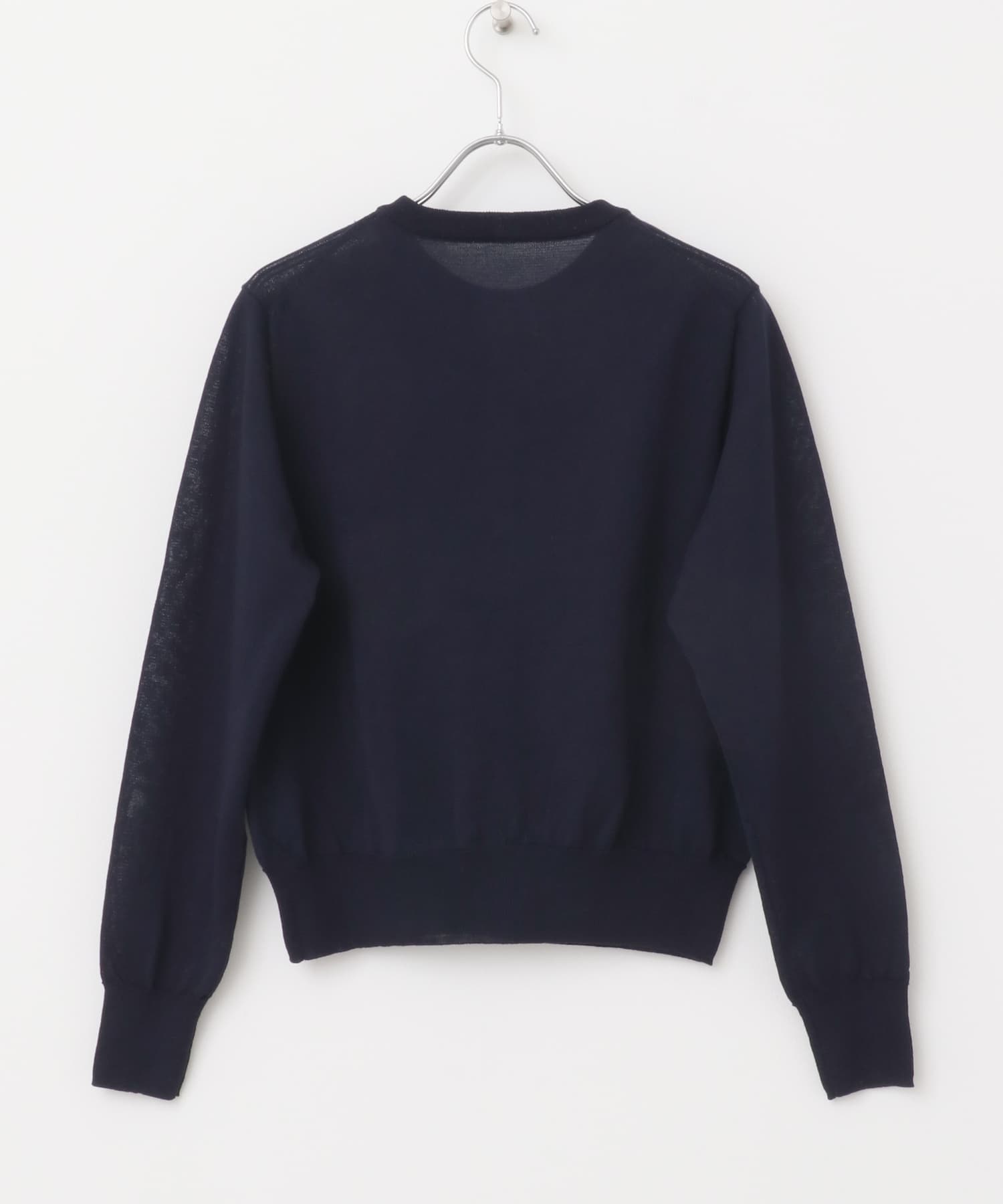 ウォッシャブルショートカーディガン D/NAVY FREE