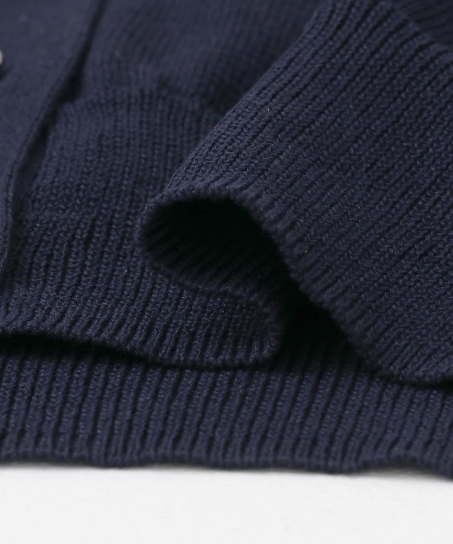 ウォッシャブルショートカーディガン D/NAVY FREE
