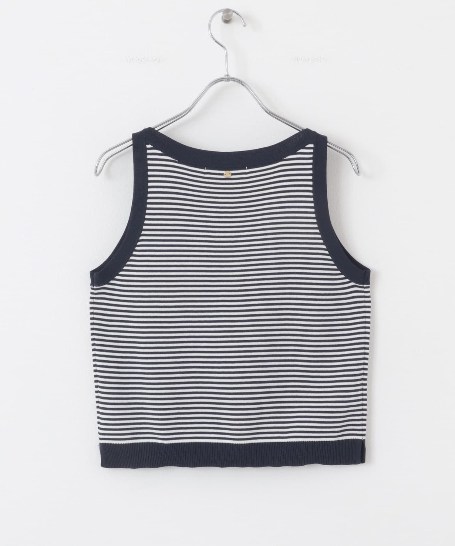 F by ROSSO　ウォッシャブルミラノリブアメスリニット NAVY×OW FREE