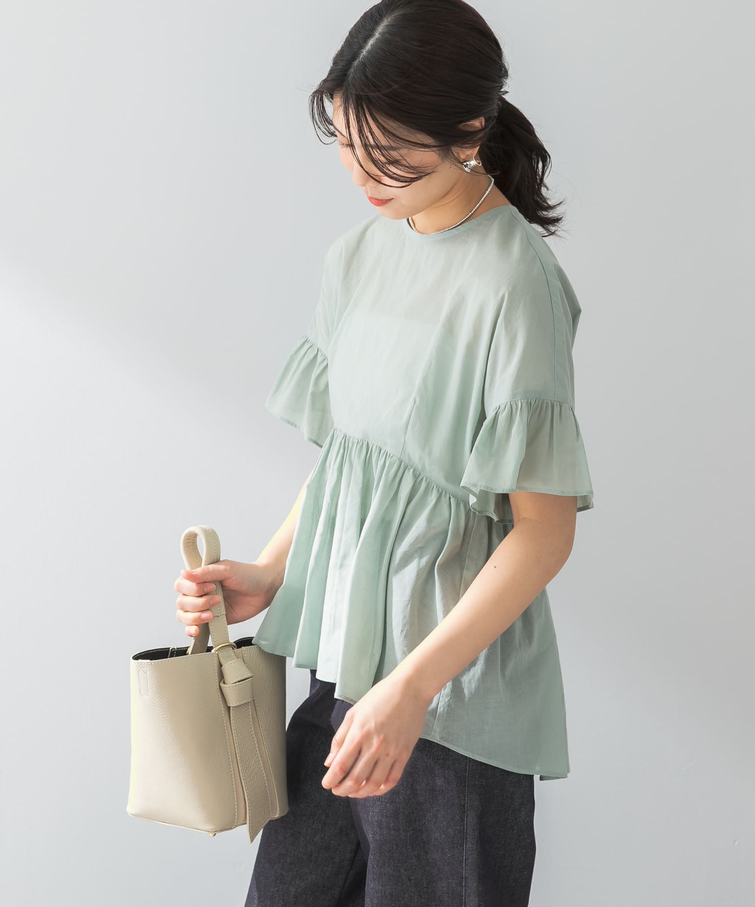 身長：166cm サイズ：FREE