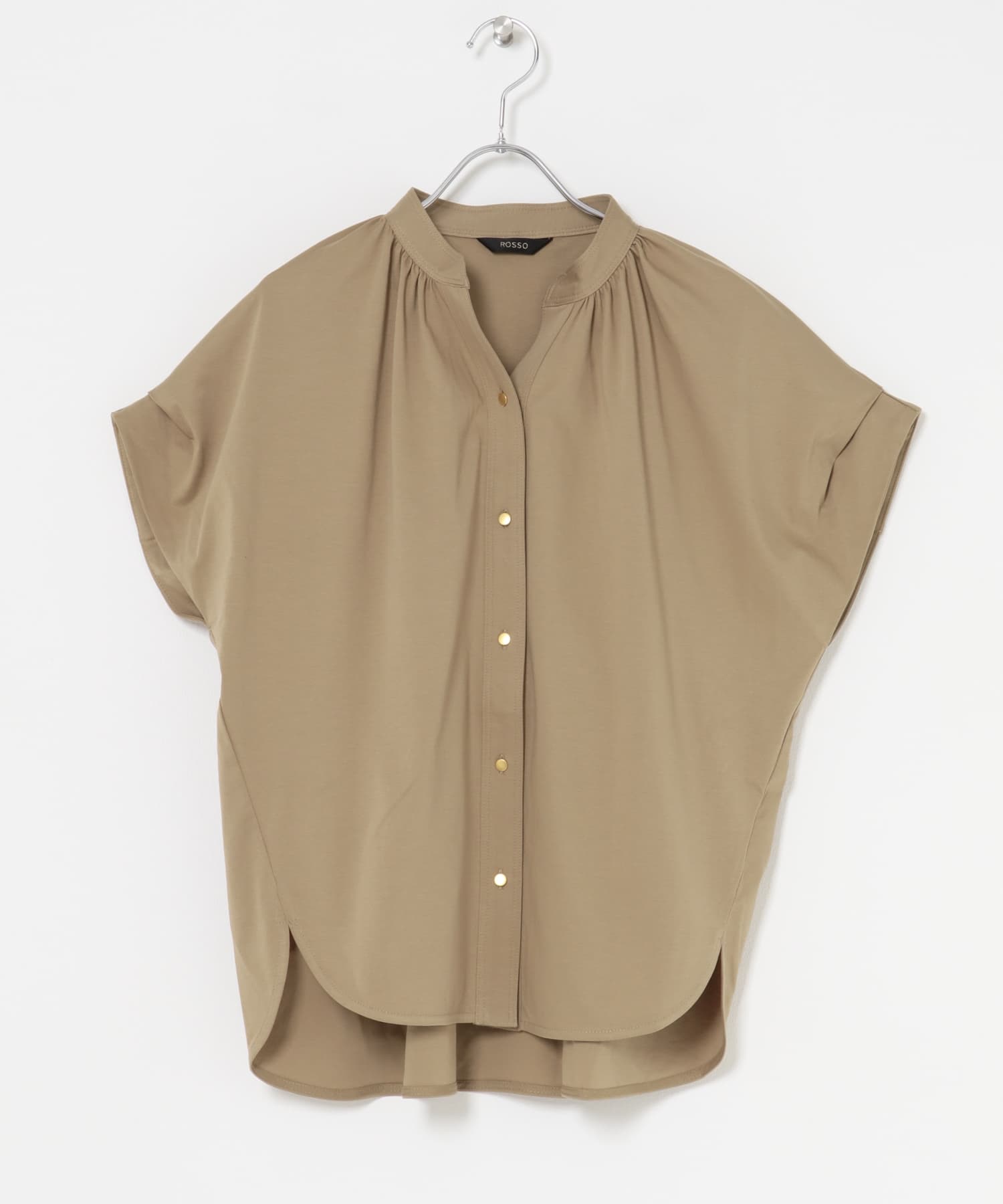 汗染防止デザインカットブラウス BEIGE FREE