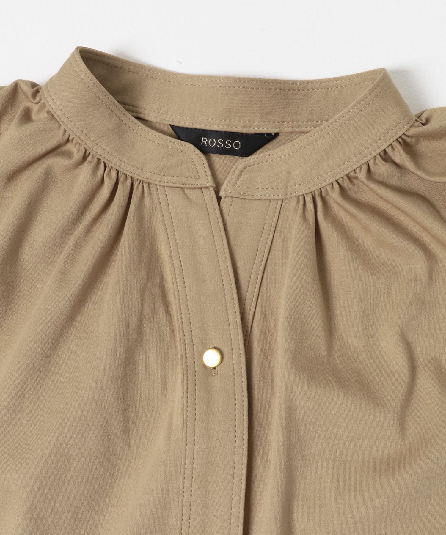 汗染防止デザインカットブラウス BEIGE FREE