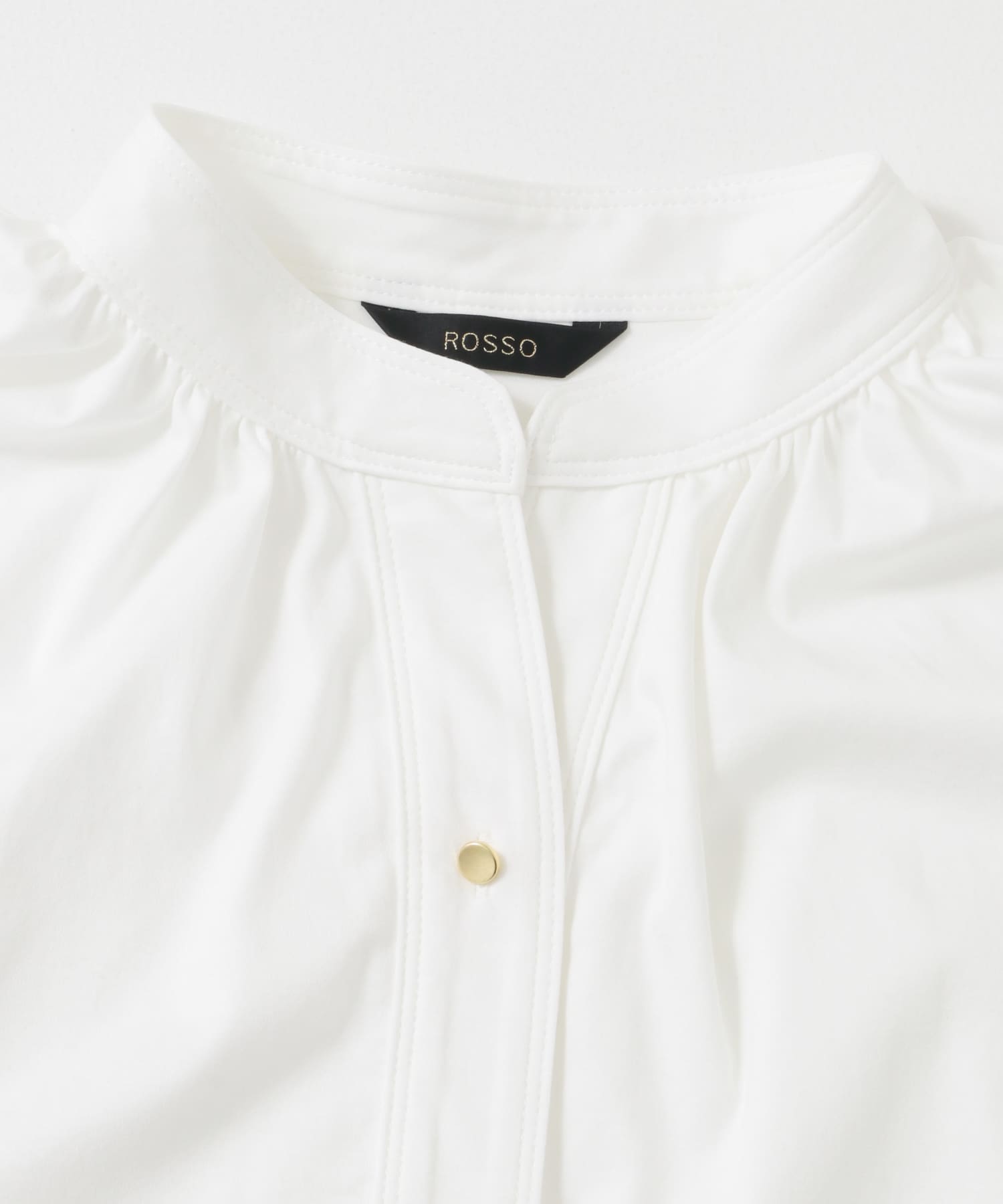 汗染防止デザインカットブラウス OFF WHITE FREE
