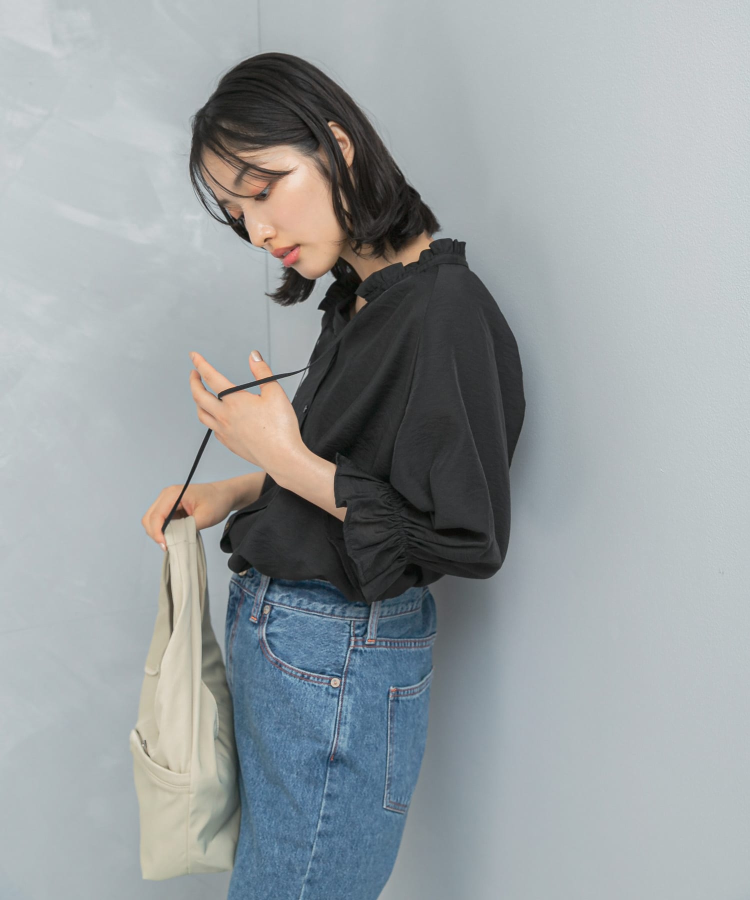 身長：166cm サイズ：FREE