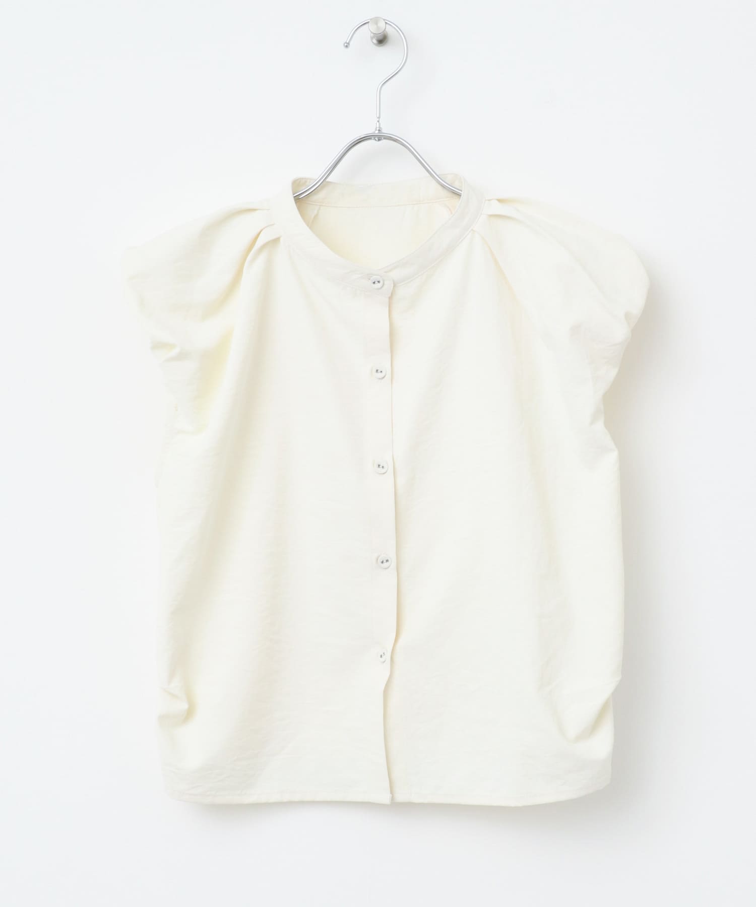 パフスリーブブラウス OFF WHITE FREE