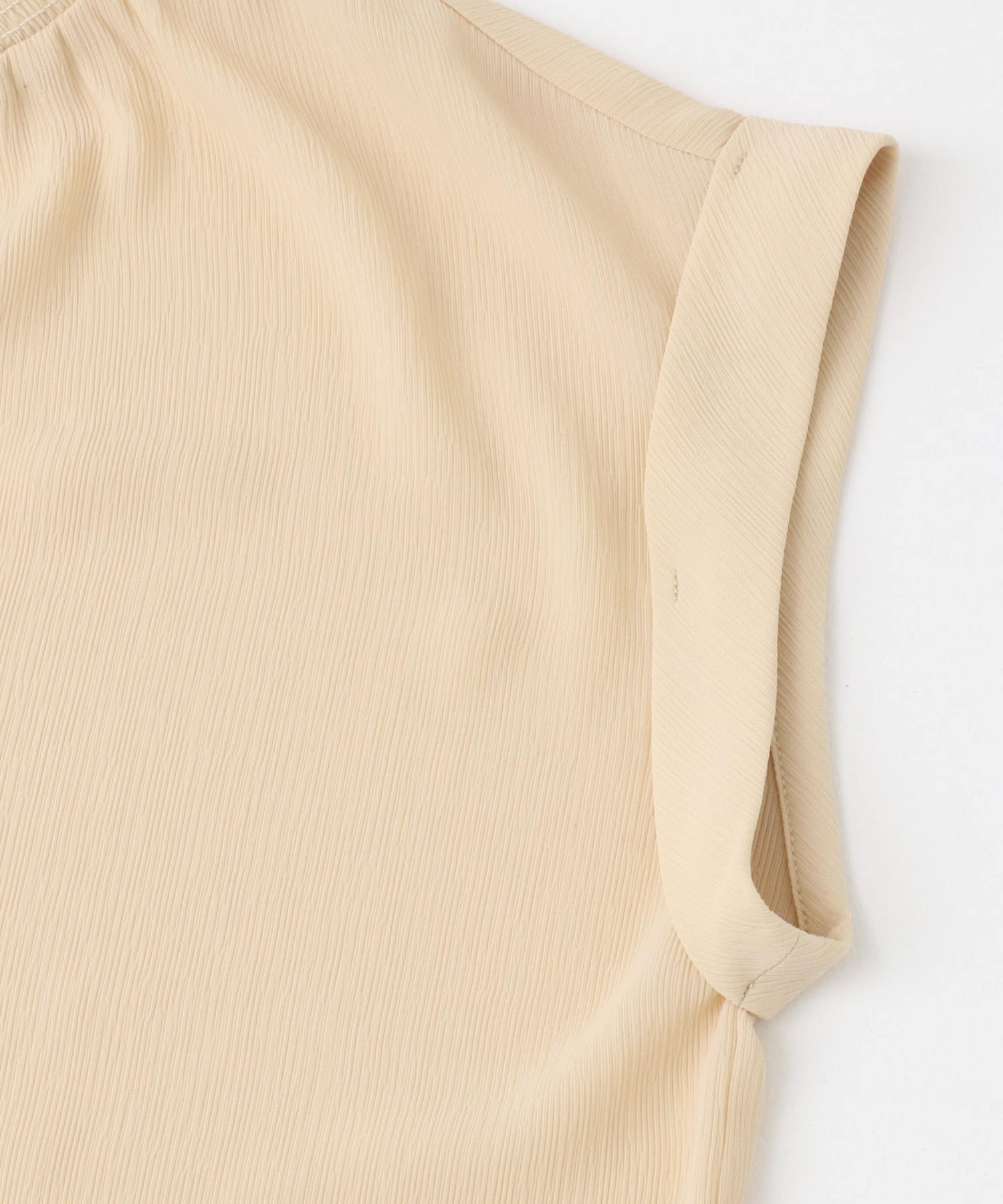 『WEB限定』シャーリングスキッパーブラウス L.BEIGE FREE