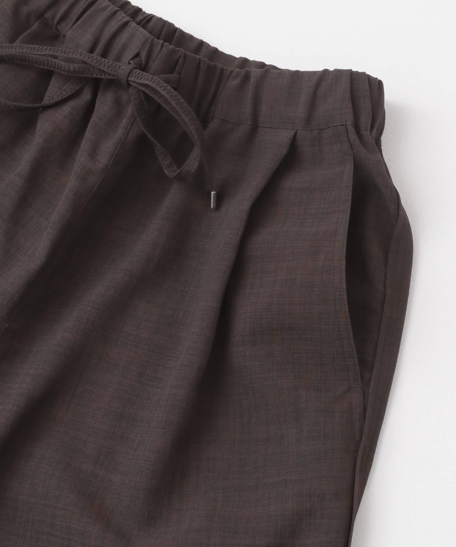 『UR TECH DRYLUXE』イージードロストパンツ darkbrown 36