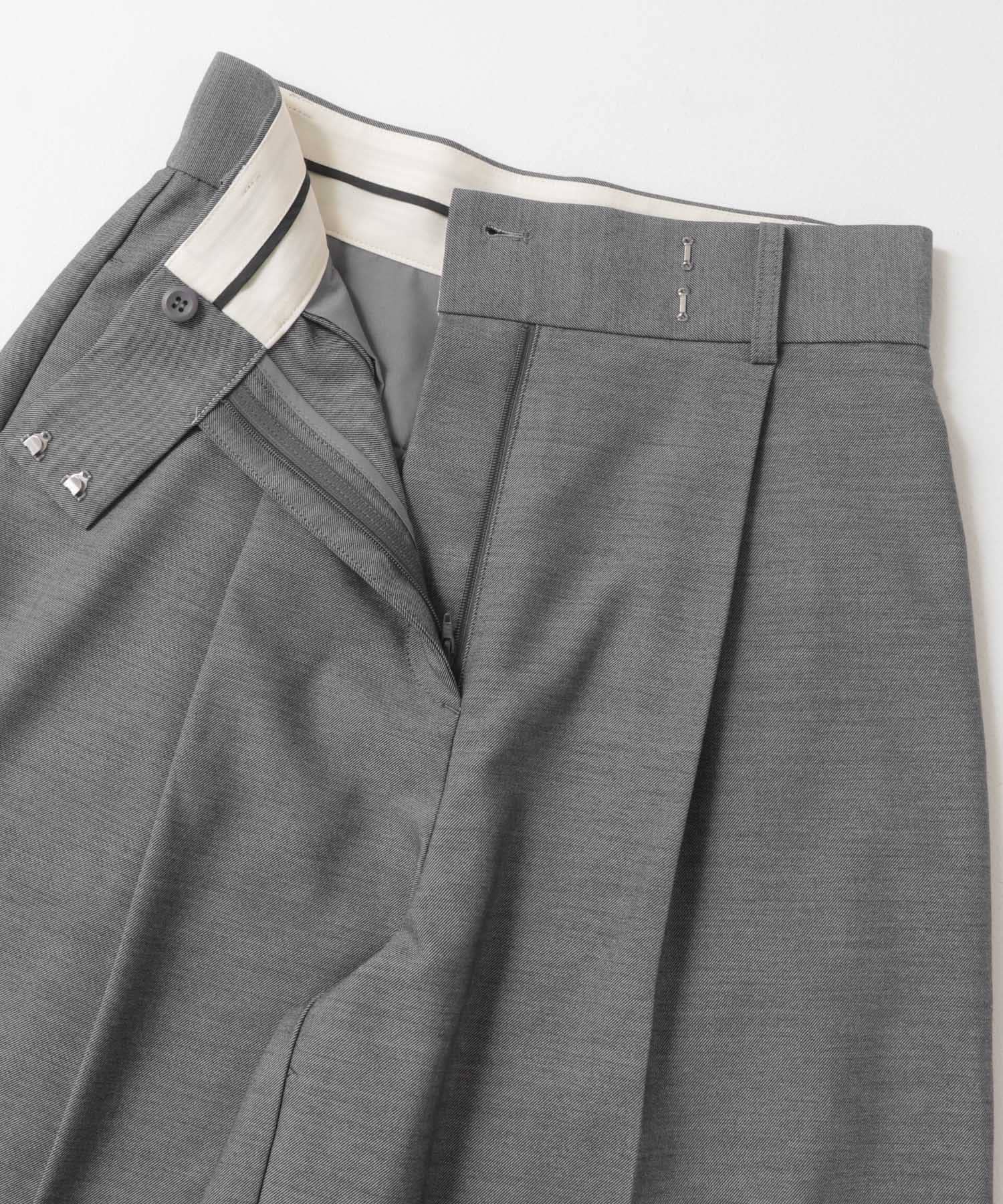 タックハーフパンツ GRAY 36