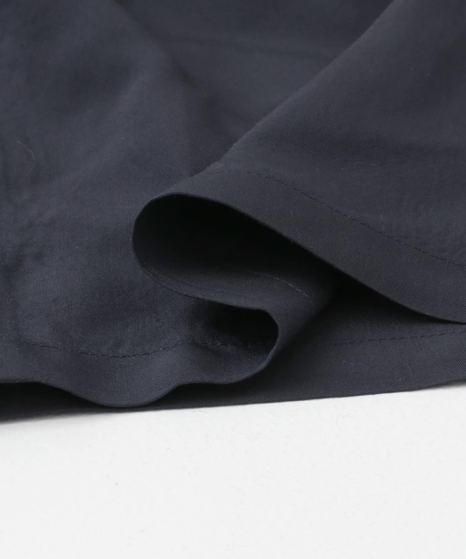 DONEEYU　レーヨンゴムギャザーパンツ navy 36