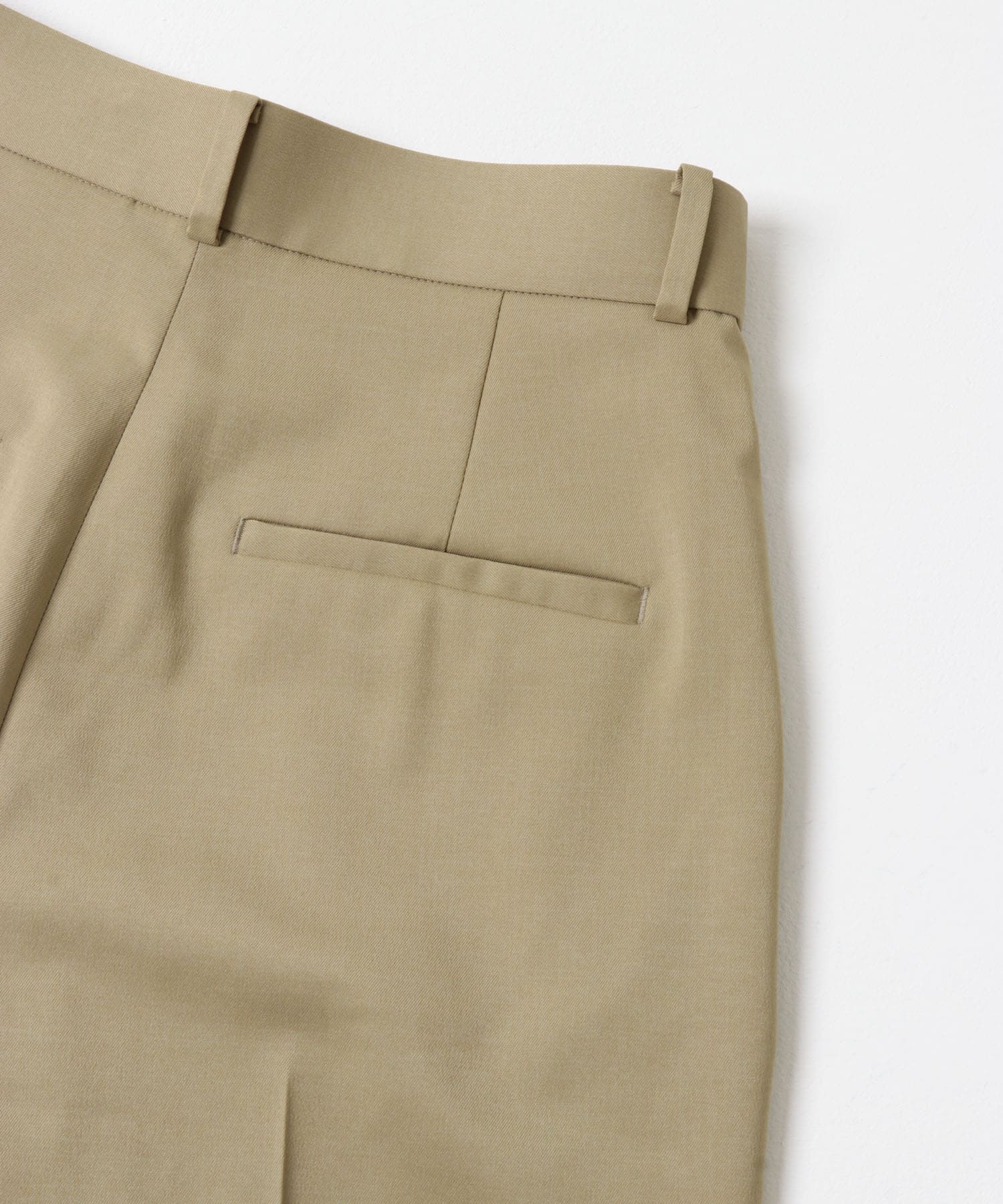 防シワハイウエストワイドスラックス BEIGE 34
