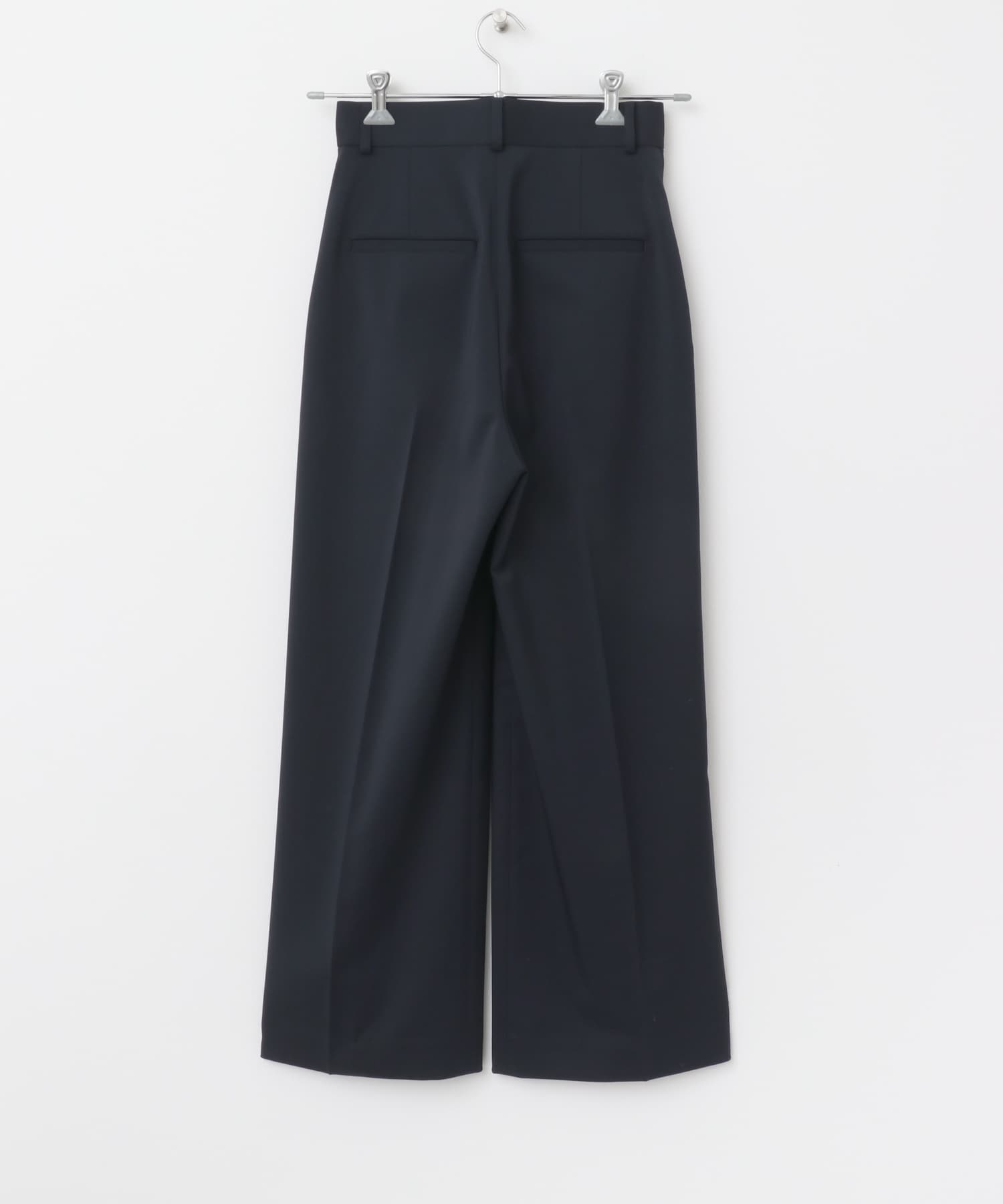 防シワハイウエストワイドスラックス NAVY 34