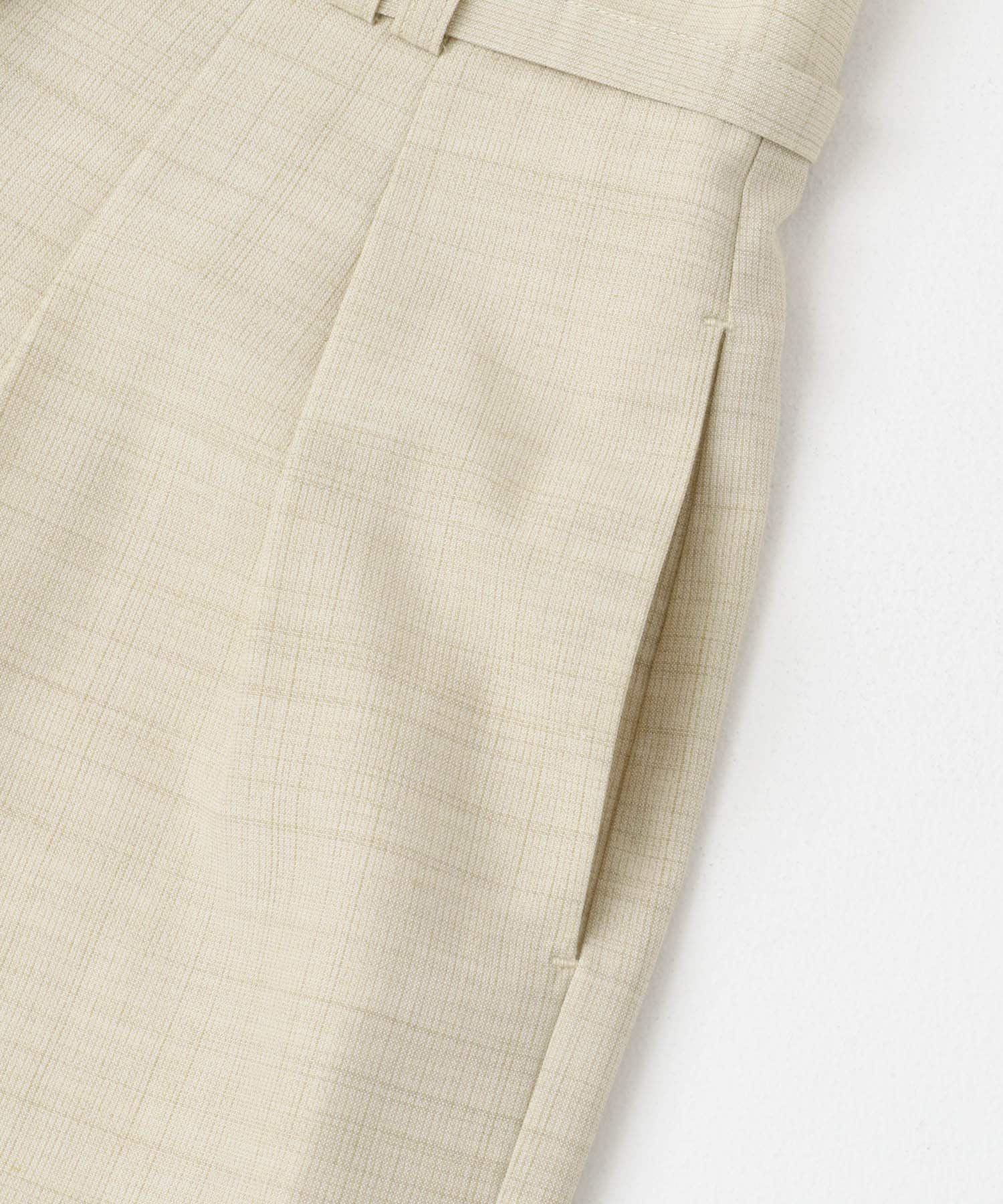 リネンライクハーフパンツ L/BEIGE 36