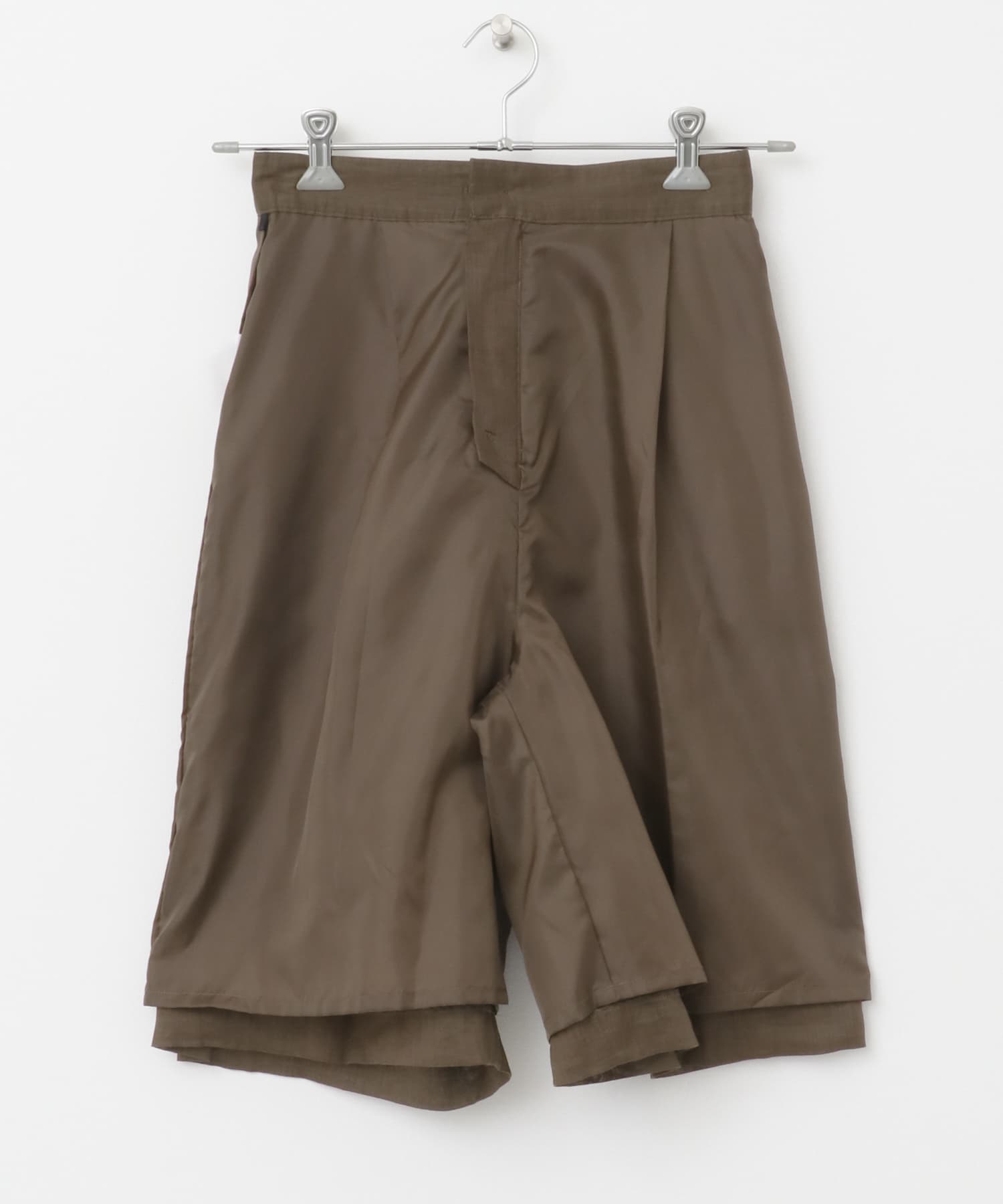 ラミーハーフパンツ BROWN 36