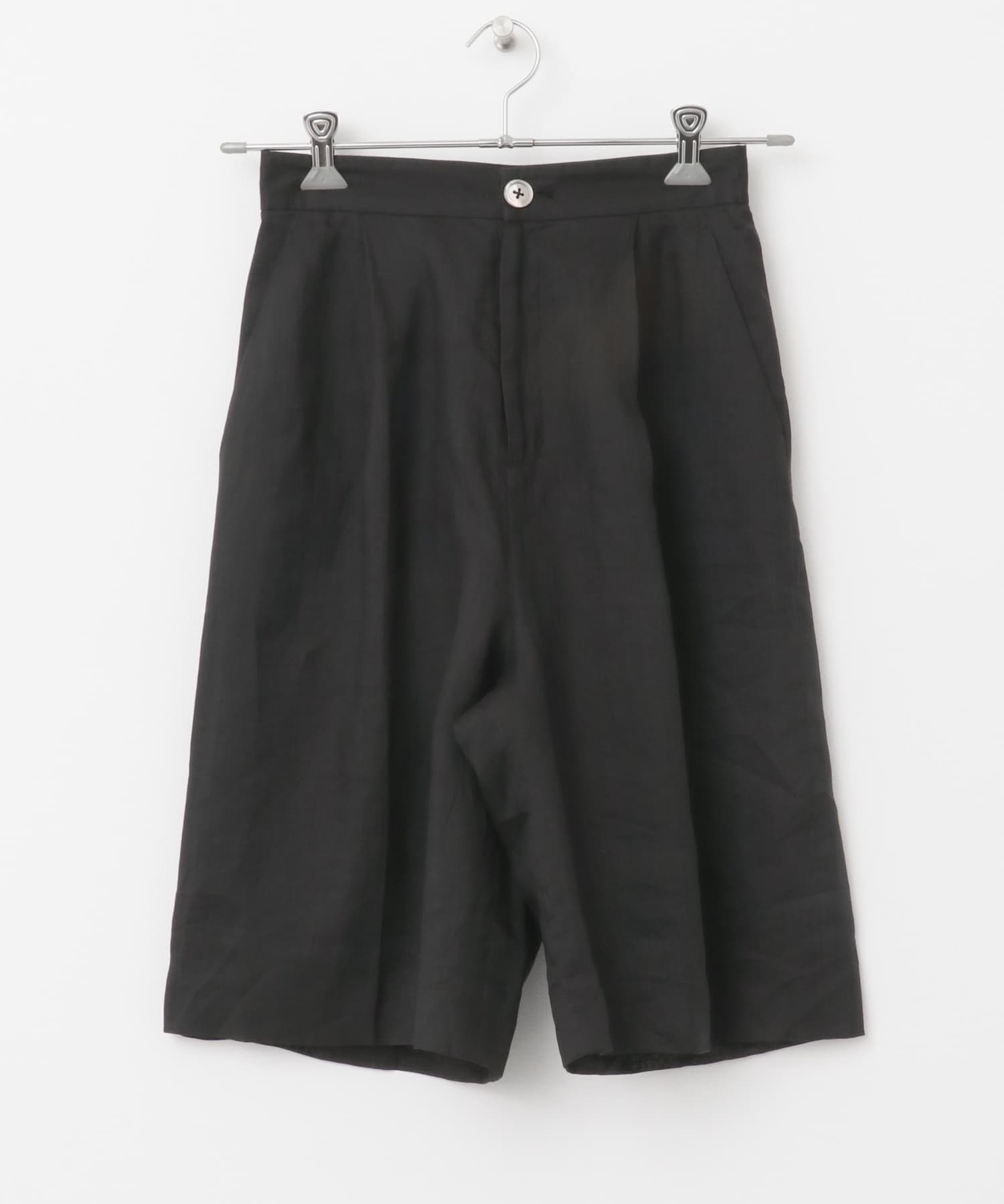 ラミーハーフパンツ BLACK 36