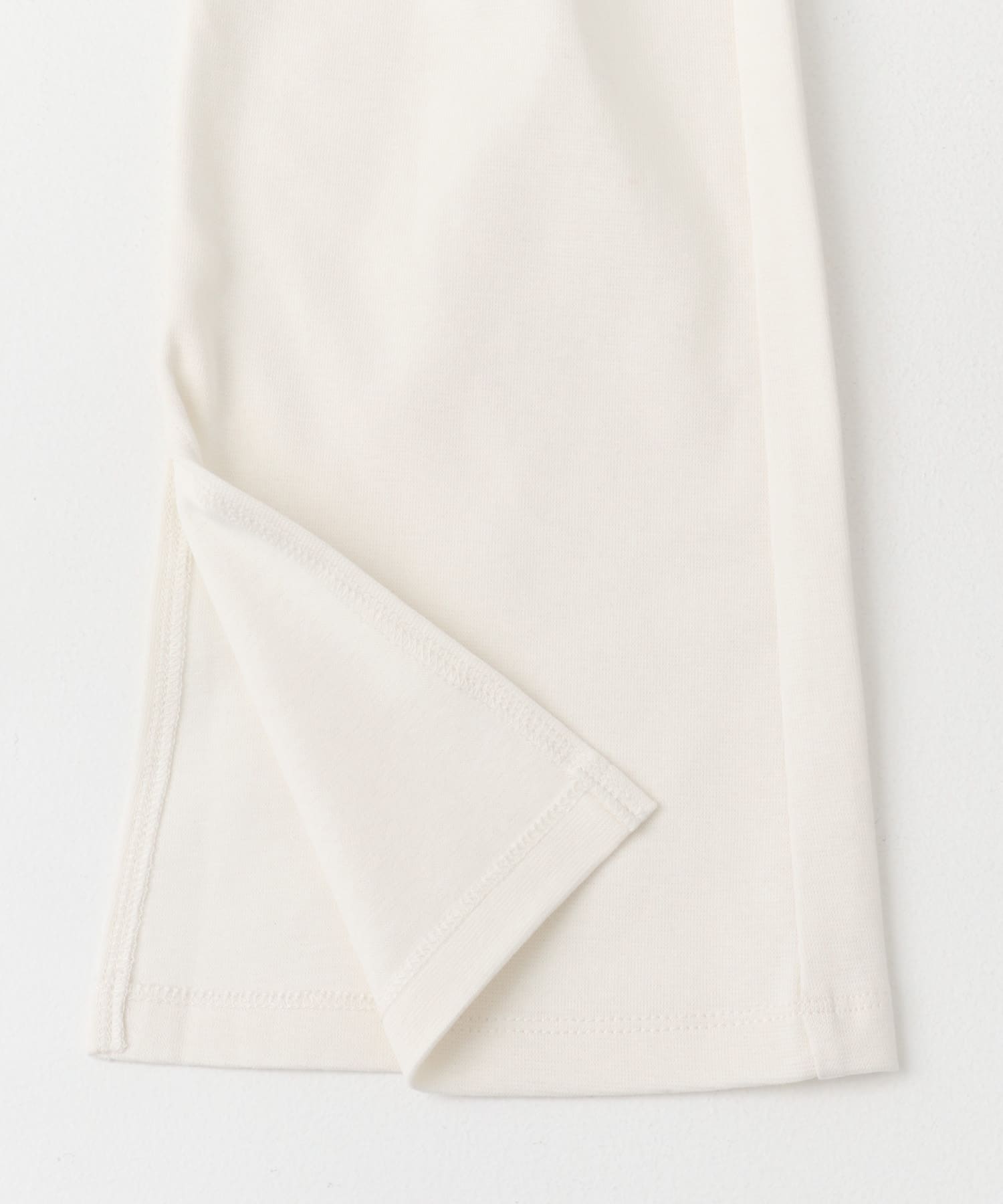 『UR TECH ひやサラクール』F by ROSSO　スリットフレアパンツ OFFWHITE 36