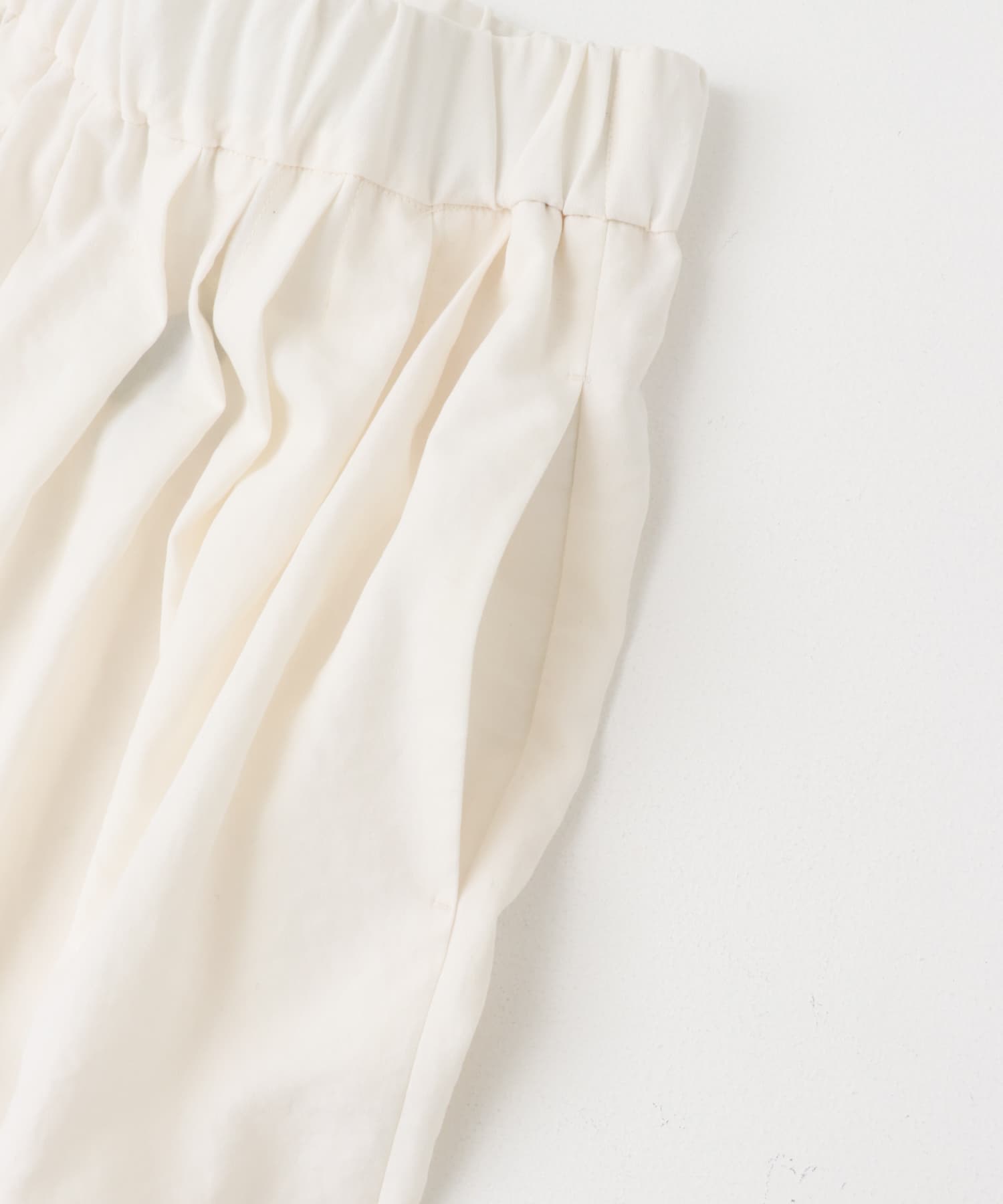 F by ROSSO　タックイージーワイドパンツ OFF WHITE 36