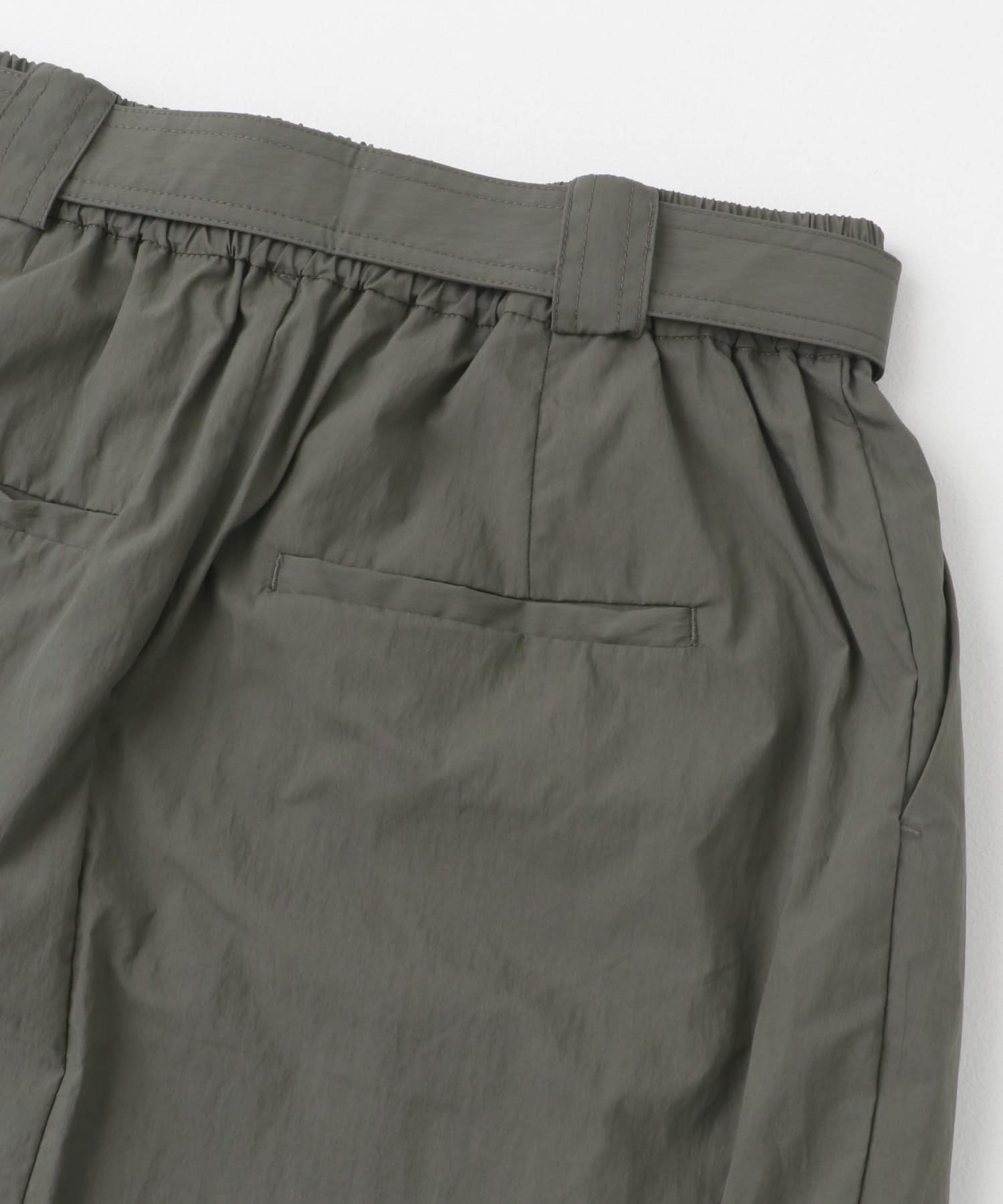 ベルト付スカート khaki FREE