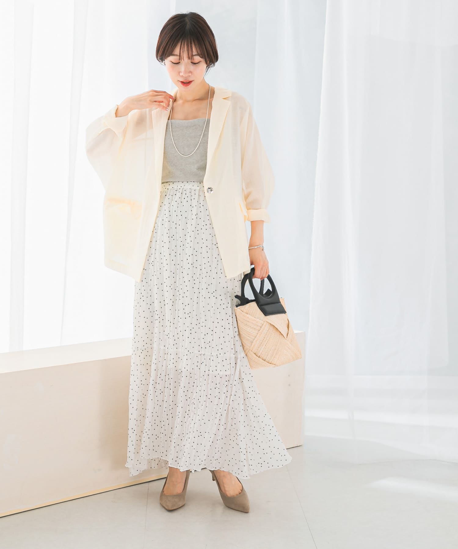 身長：158cm サイズ：FREE