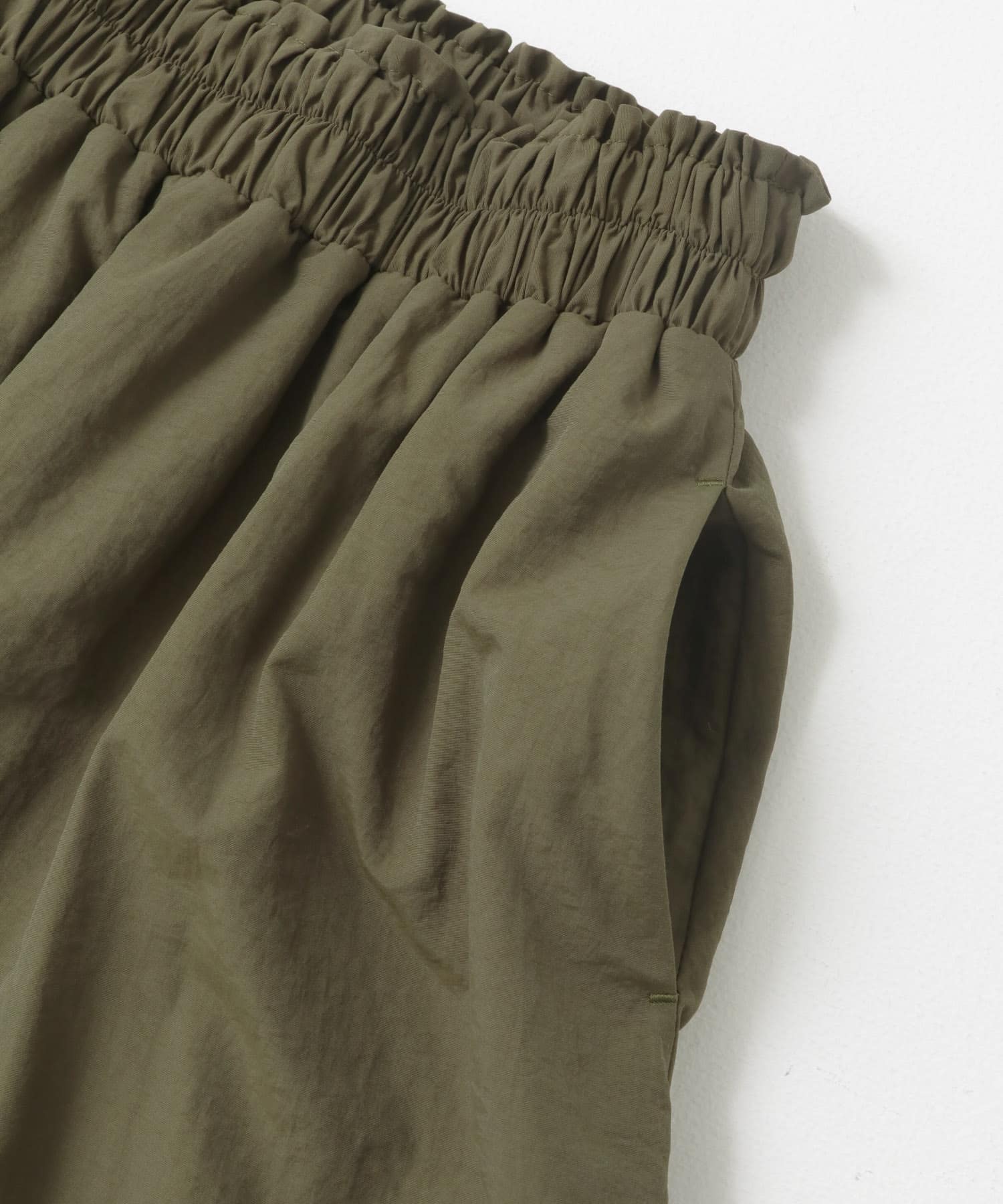 F by ROSSO　撥水UVCUTギャザースカート KHAKI 36